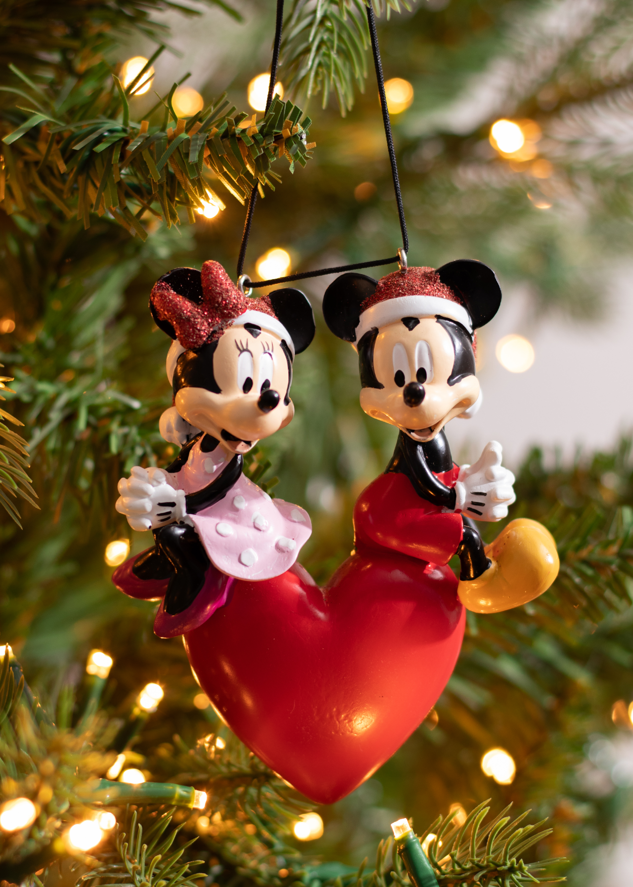 Disney 3D Mickey & Minnie in Love Hanging Ornament