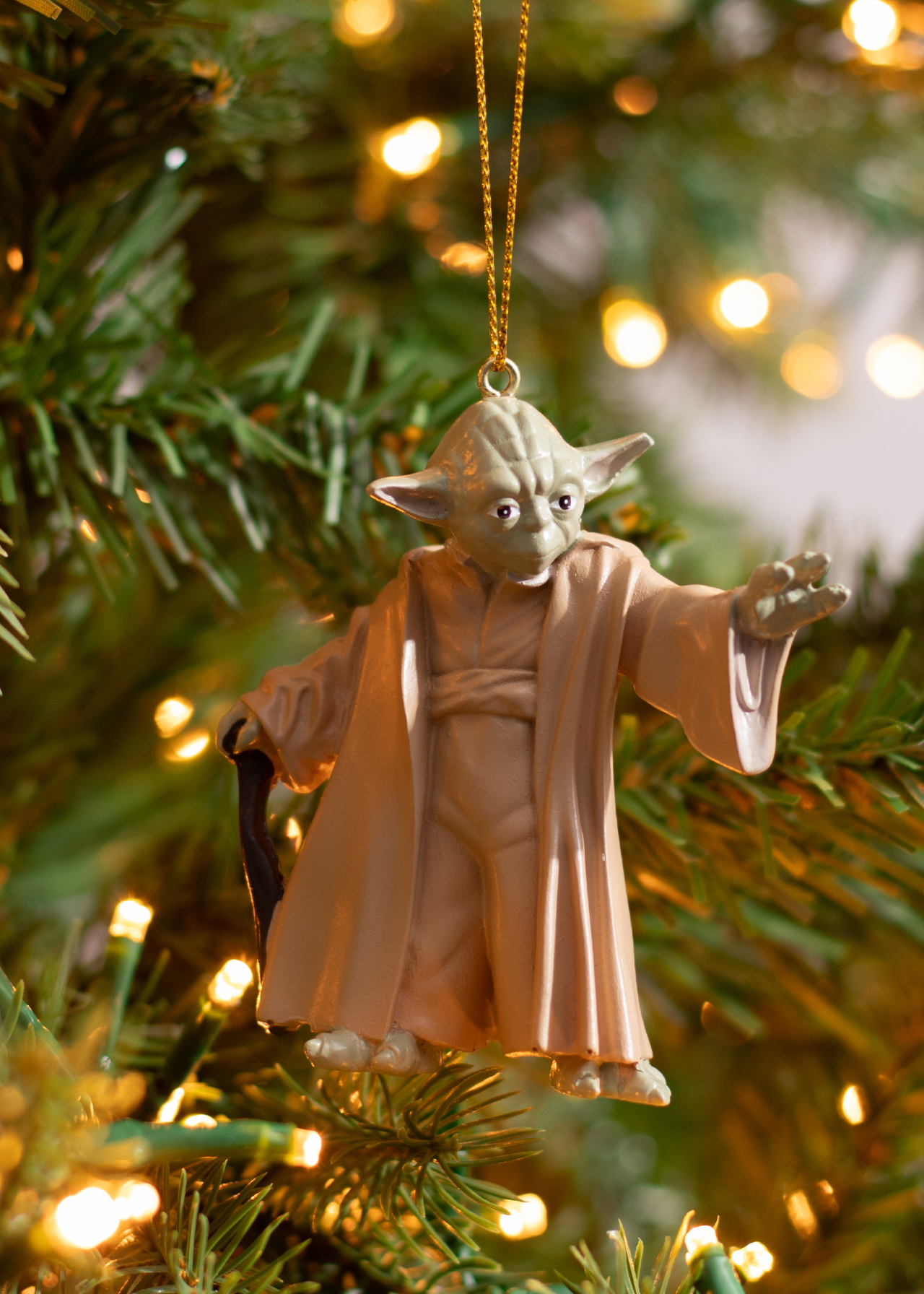 Disney 3D Yoda Hanging Ornament