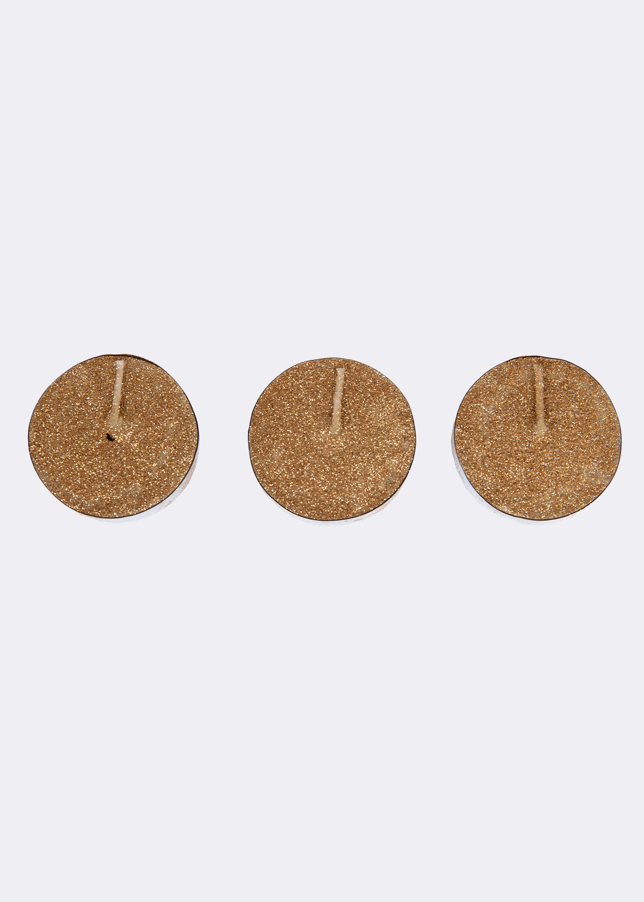 Gold Glitter Tealights