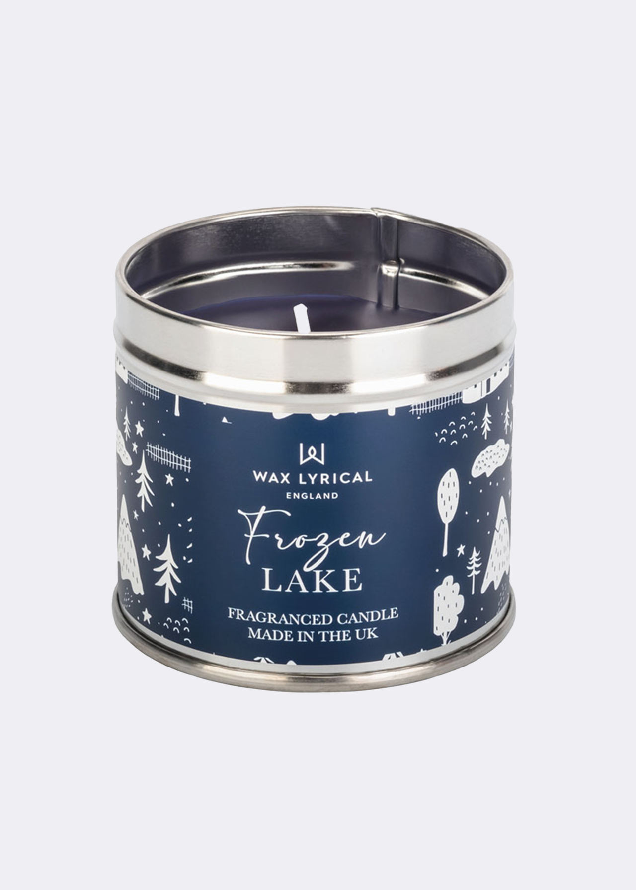 Frozen Lake Tin Candle