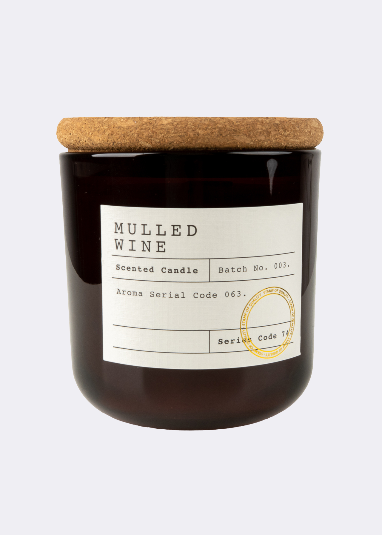 Mulled Wine Scented Candle 14.5cm