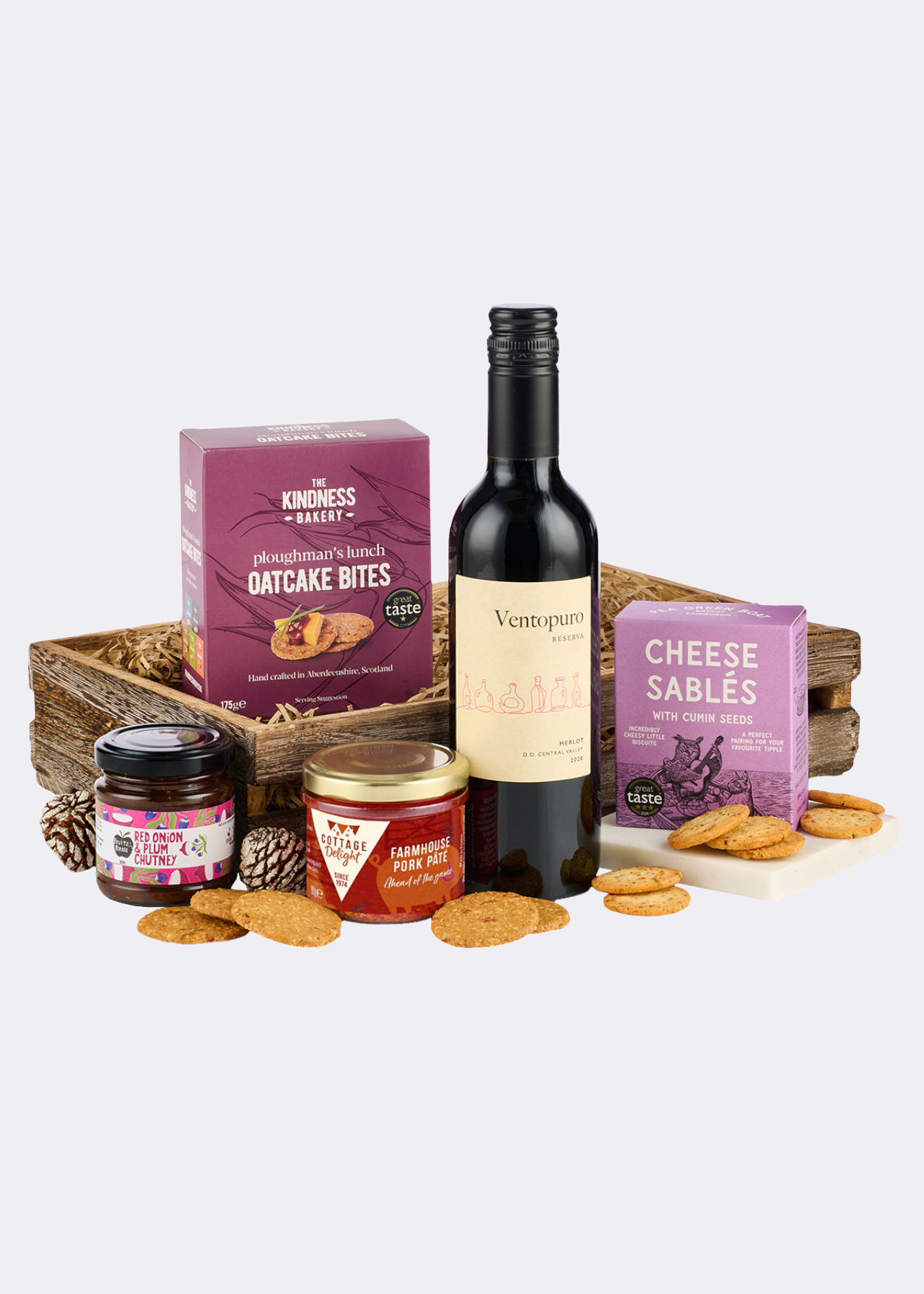 The Wine & Pate Tray Hamper