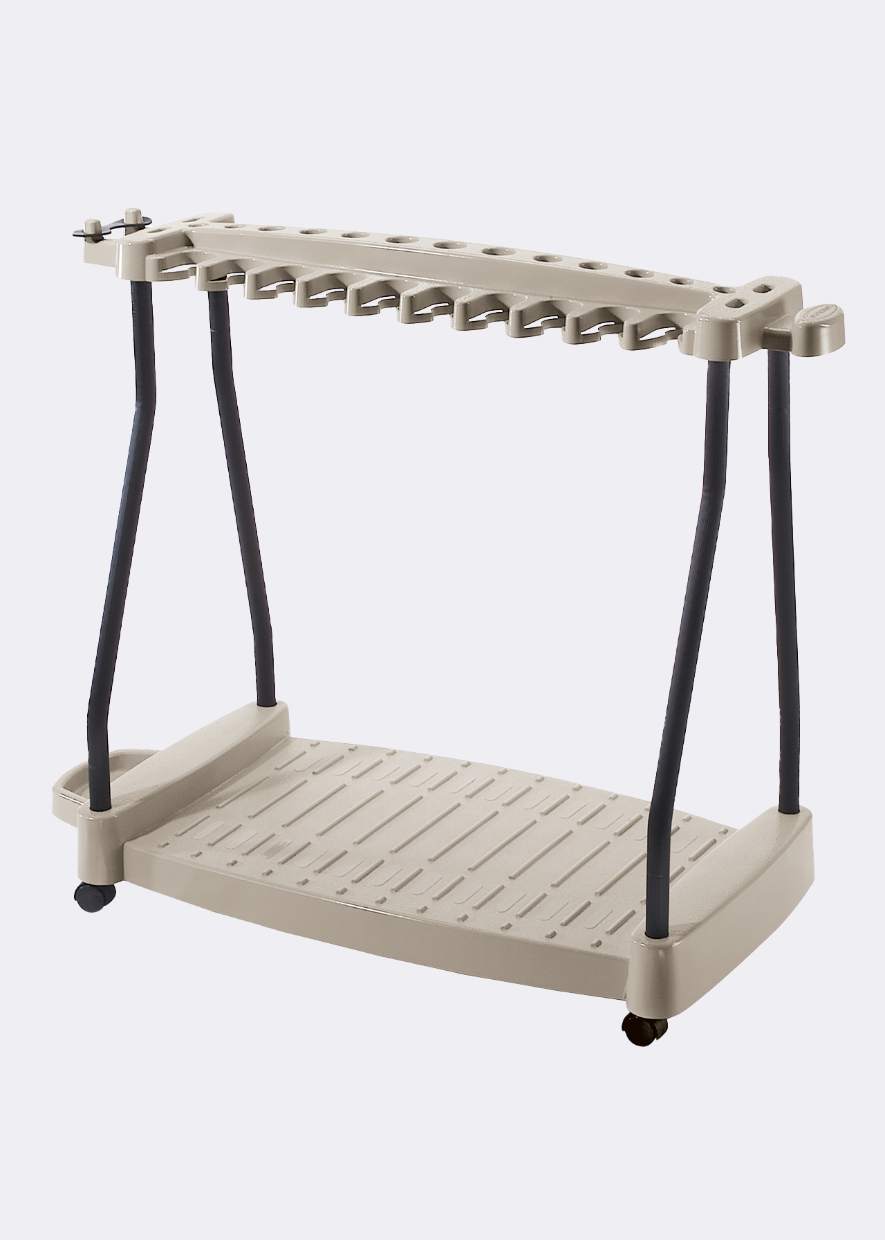 Garden Tool Storage Rack With Wheels
