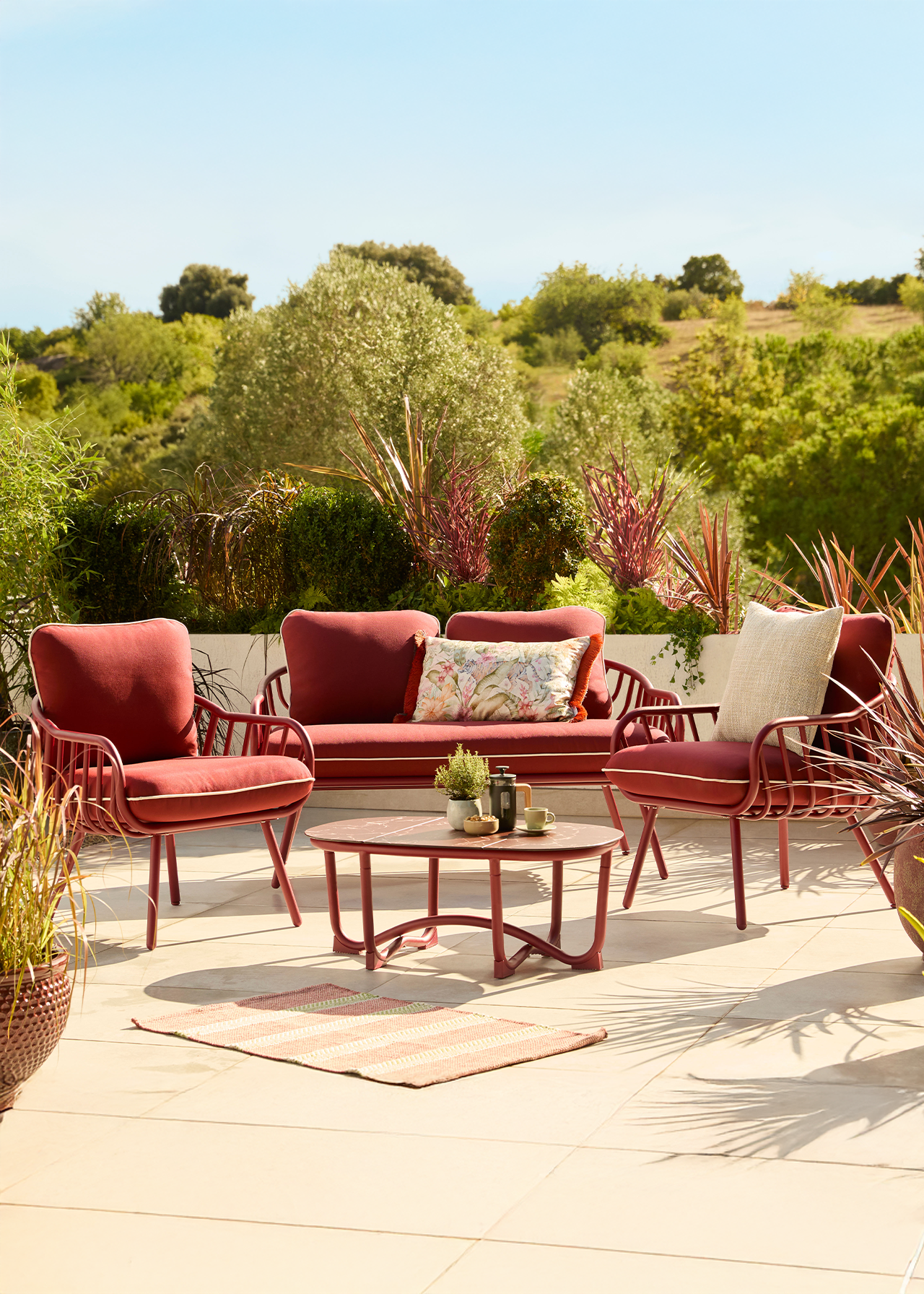 Cherry Outdoor Coffee Set