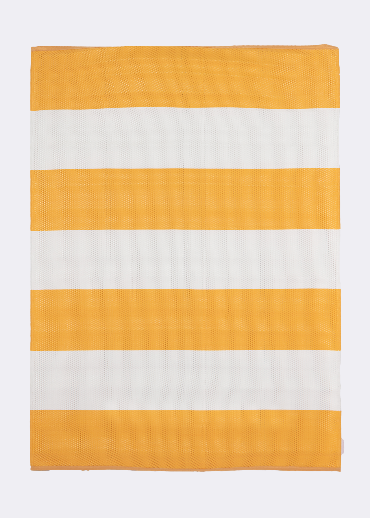 Summer Brights Daffodil Stripe Outdoor Rug 200x150cm Yellow