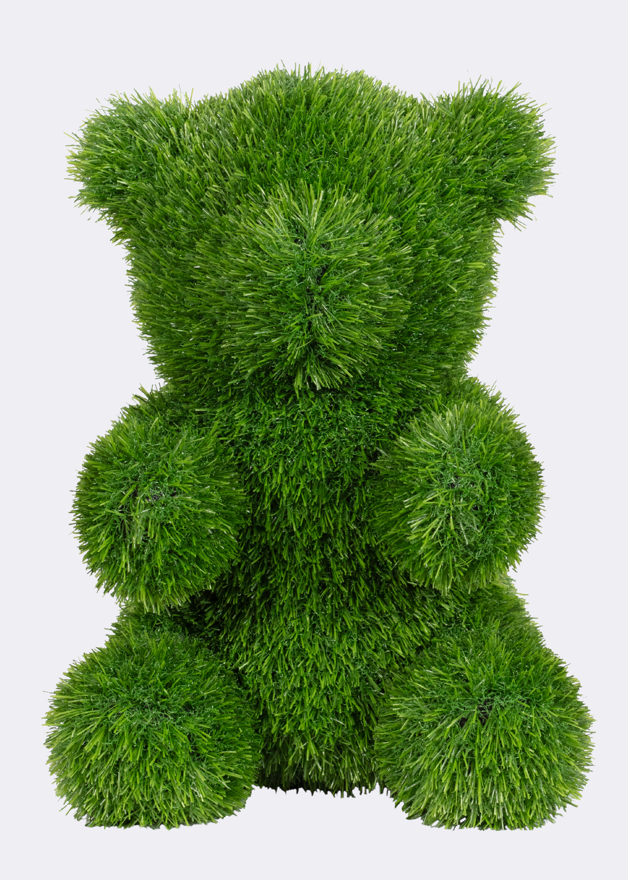 Sitting Bear Artificial Grass Garden Statue 35cm