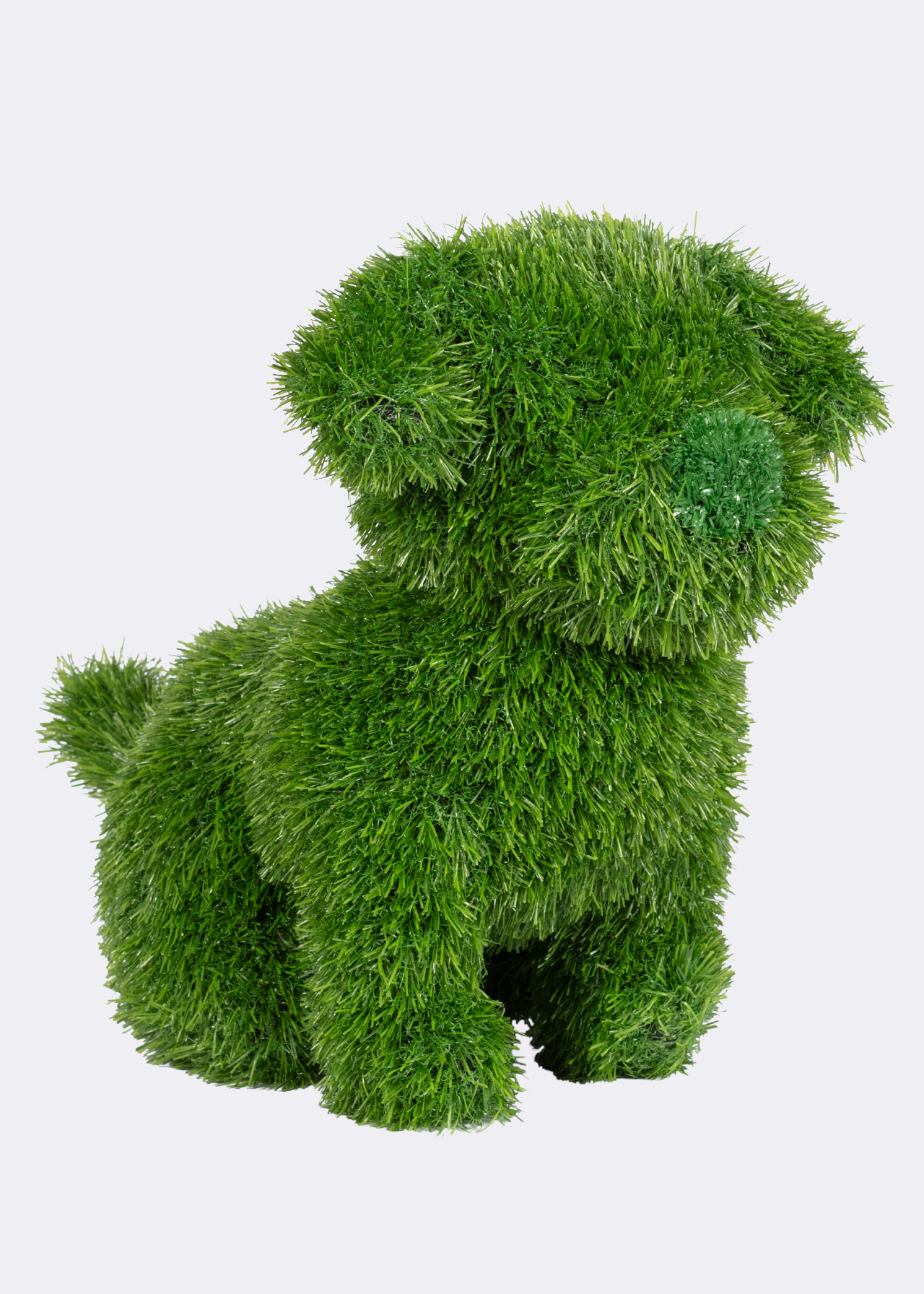 Puppy Artificial Grass Garden Statue 32cm