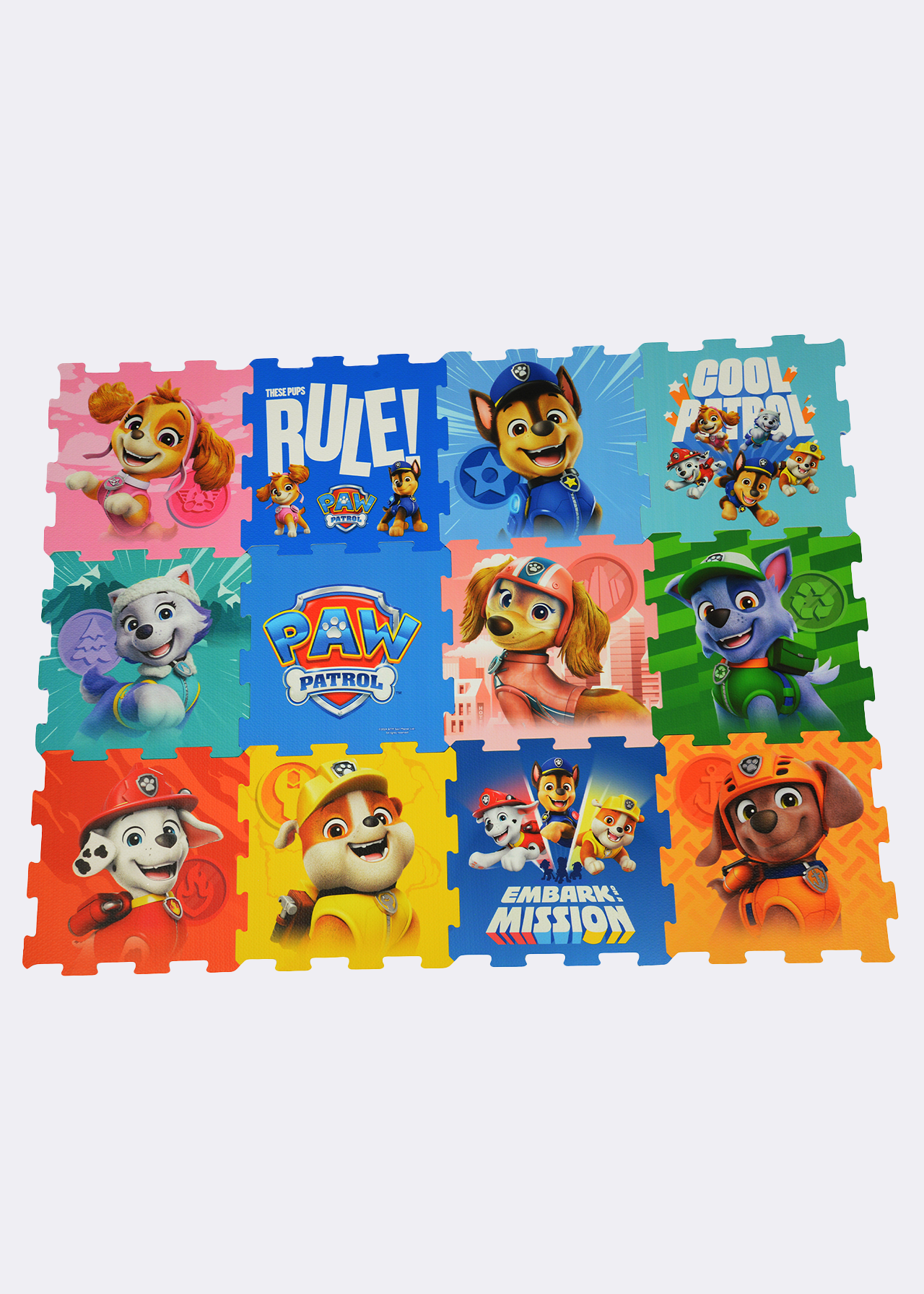 Paw Patrol 12 Piece EVA Foam Playmat