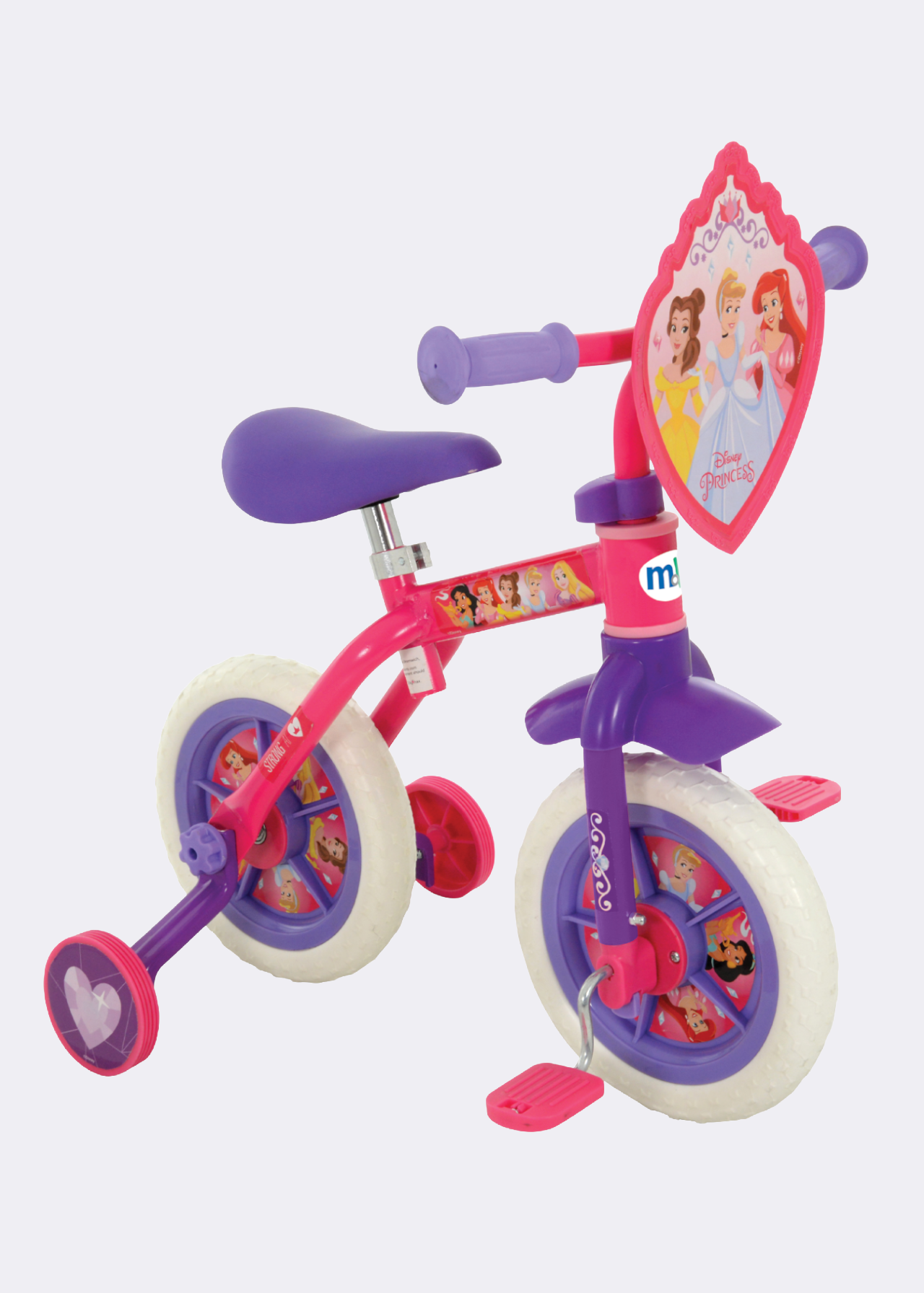 Disney Princess 2-in-1 10" Training Bike
