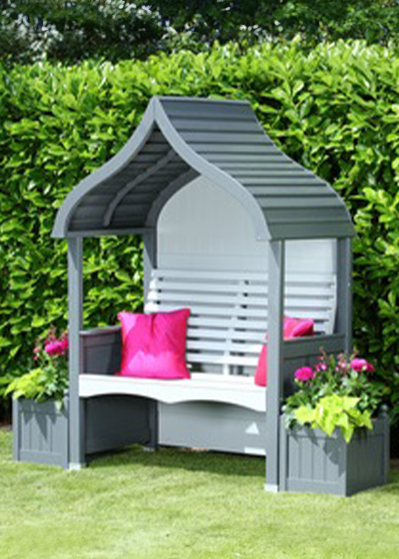 Charcoal & Stone Orchard Arbour
