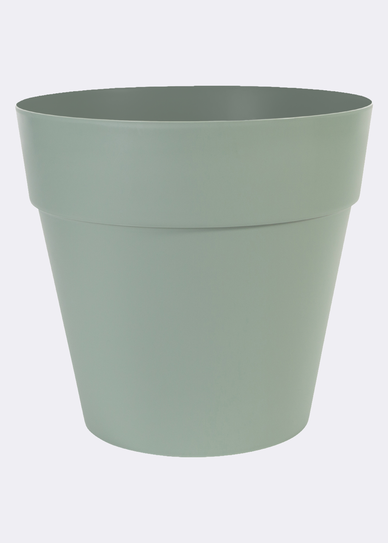 Soho Round Plastic Plant Pot 28cm Green
