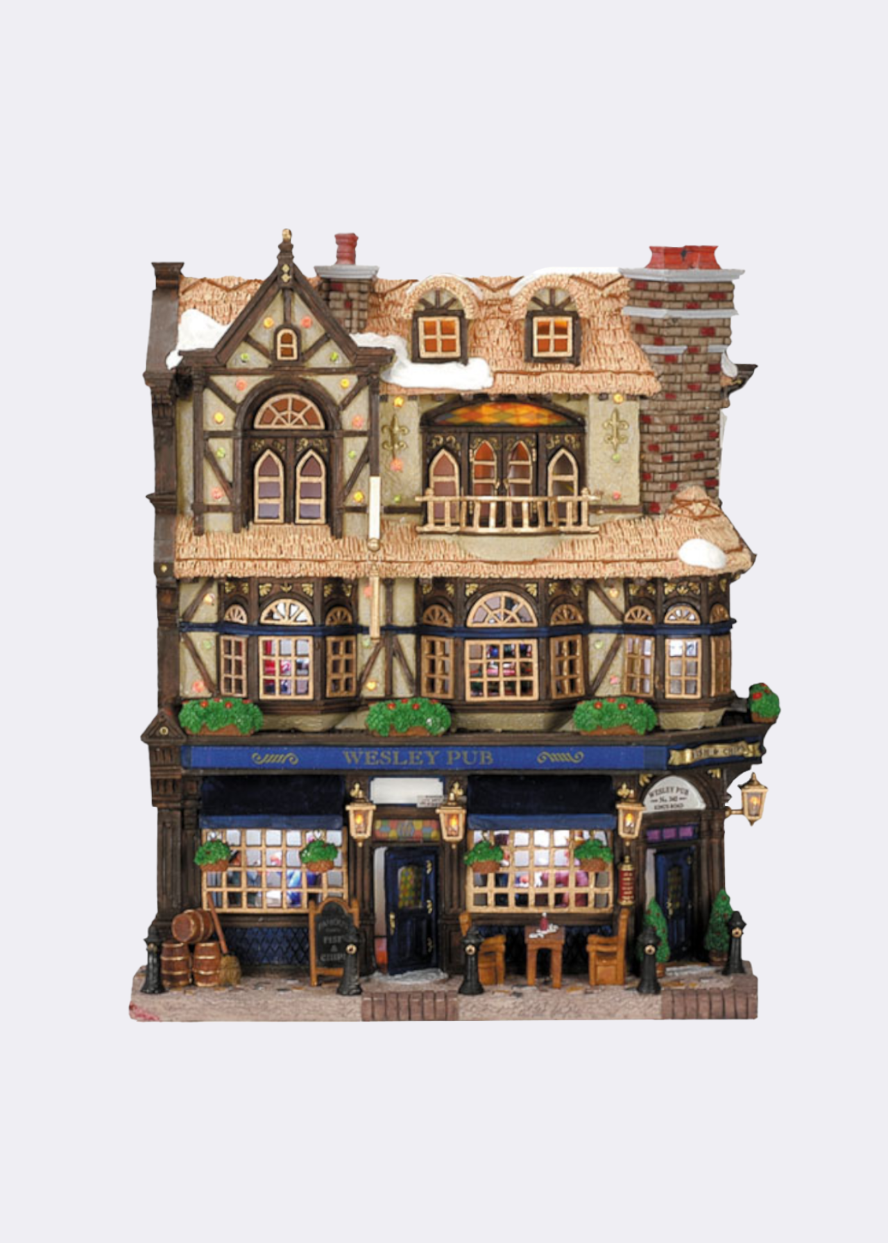 Lemax Wesley Pub Light-Up Model