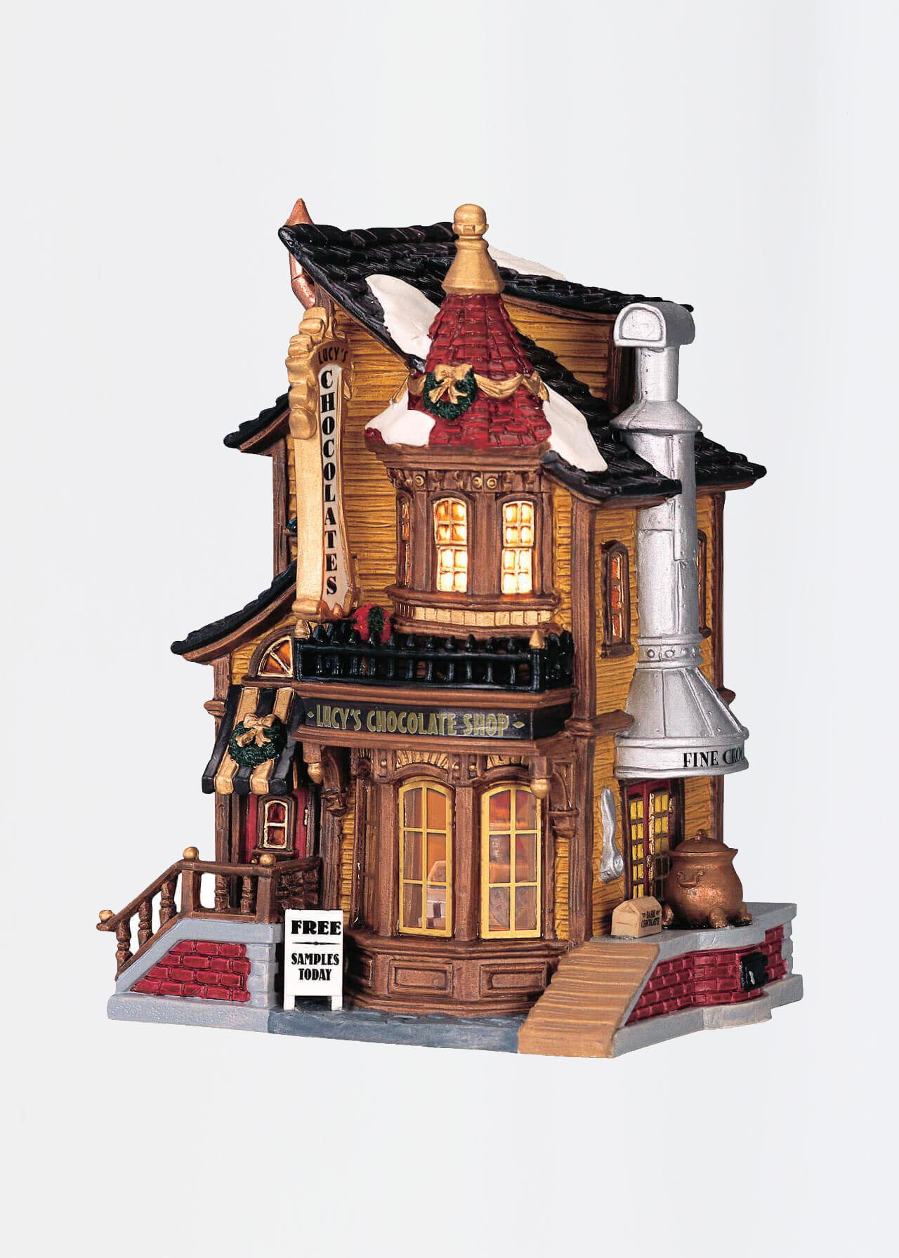 Lemax Lucy's Chocolate Shop Light-Up Model
