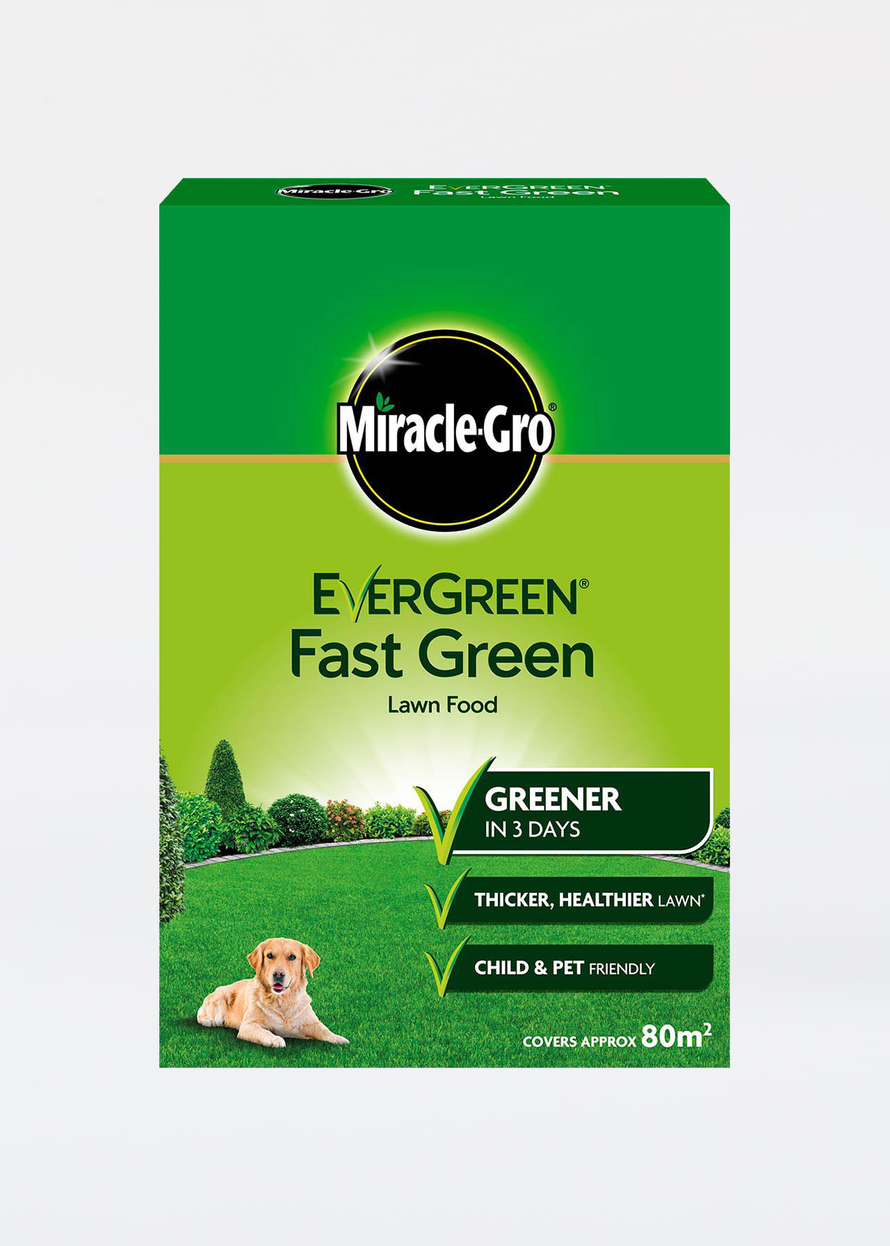 Miracle-Gro Fast Green Lawn Food 80sqm