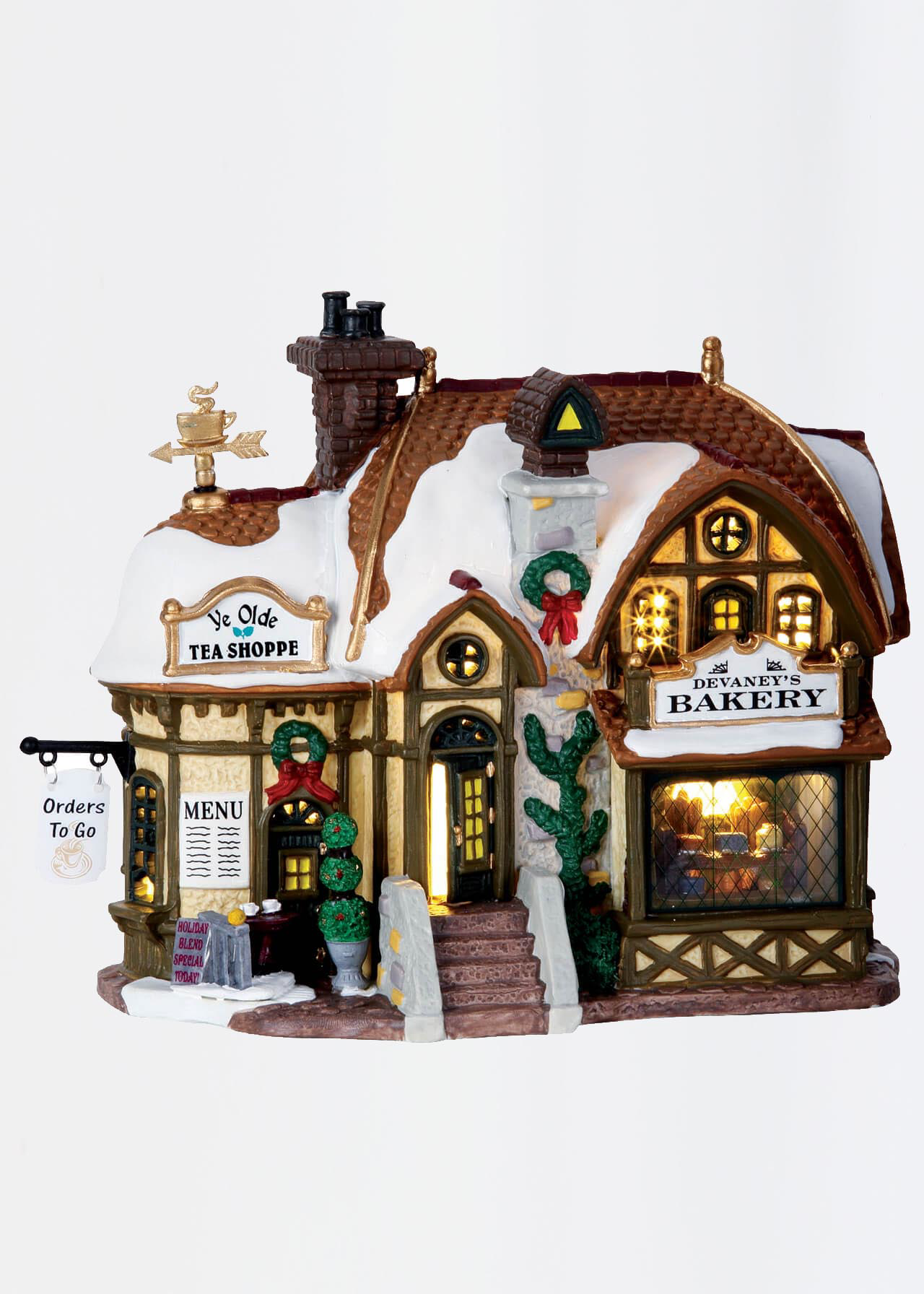 Lemax Devaney's Bakery Light-Up Model