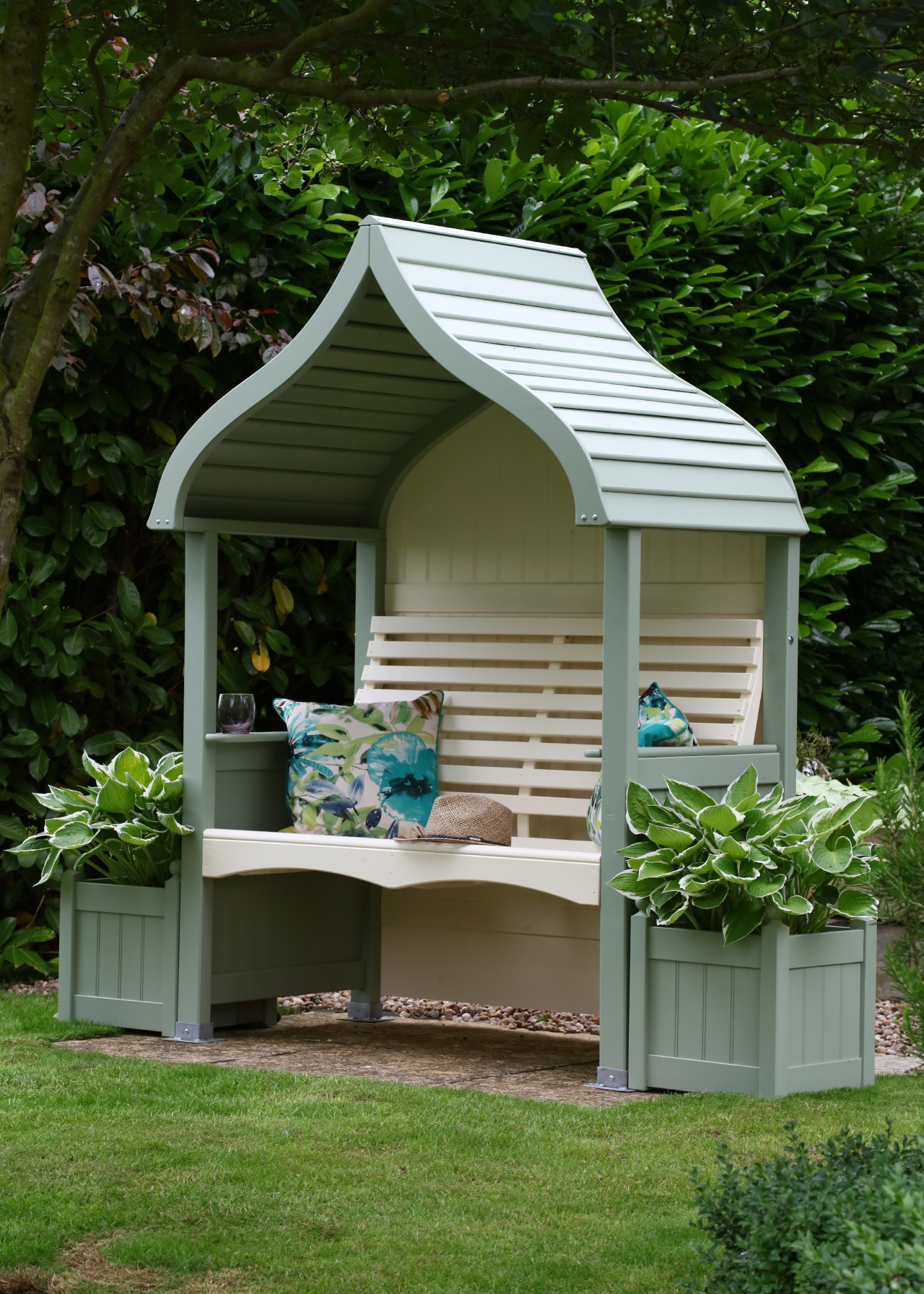Sage & Cream Orchard Arbour