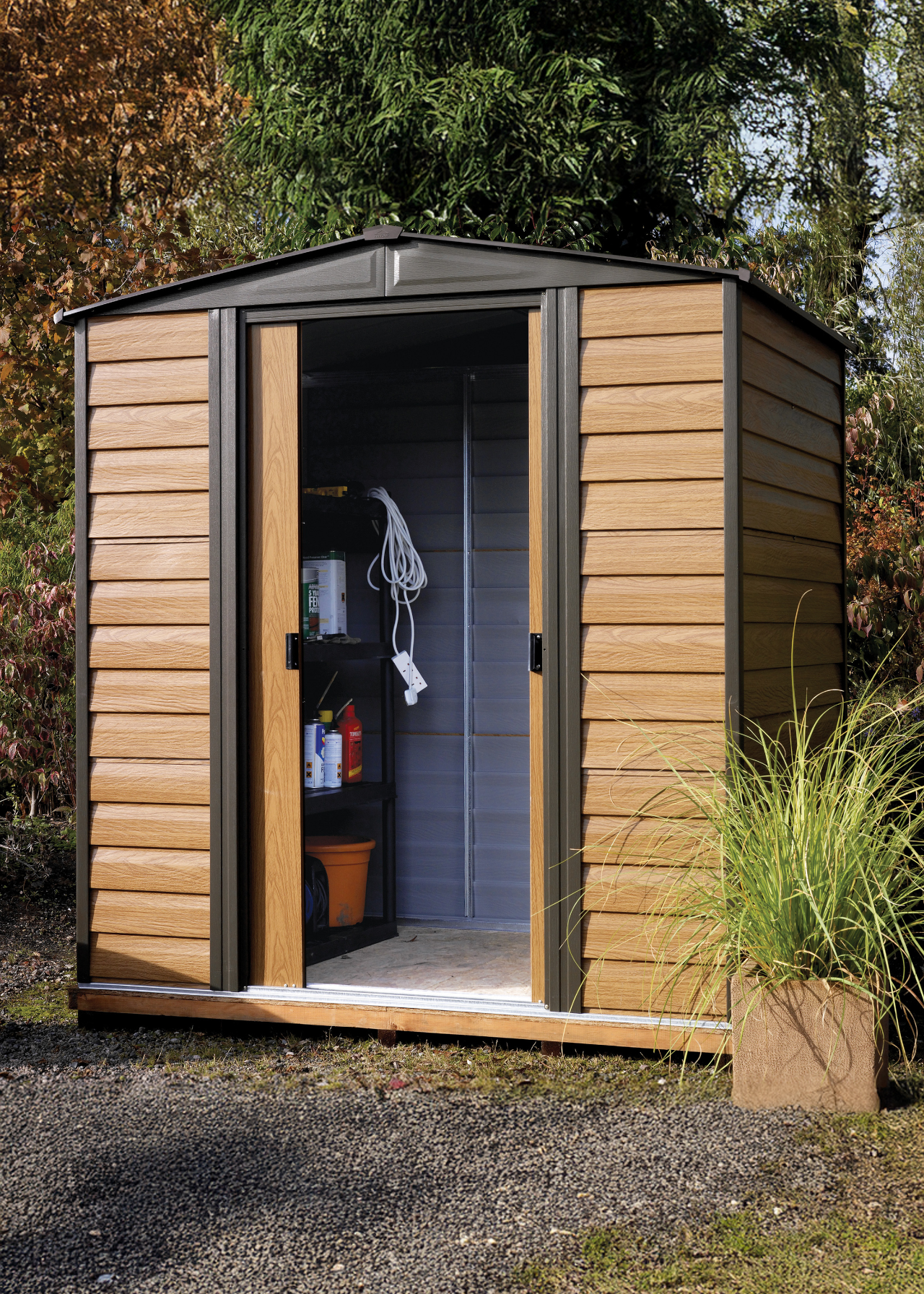 6x5 Woodvale Metal Apex Shed