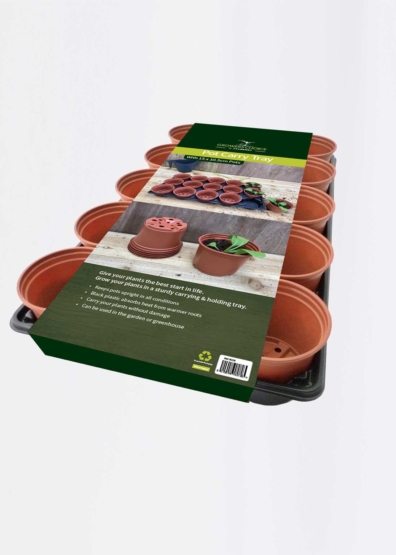 Growers Choice Growing On Tray (15 x 10.5cm pots)