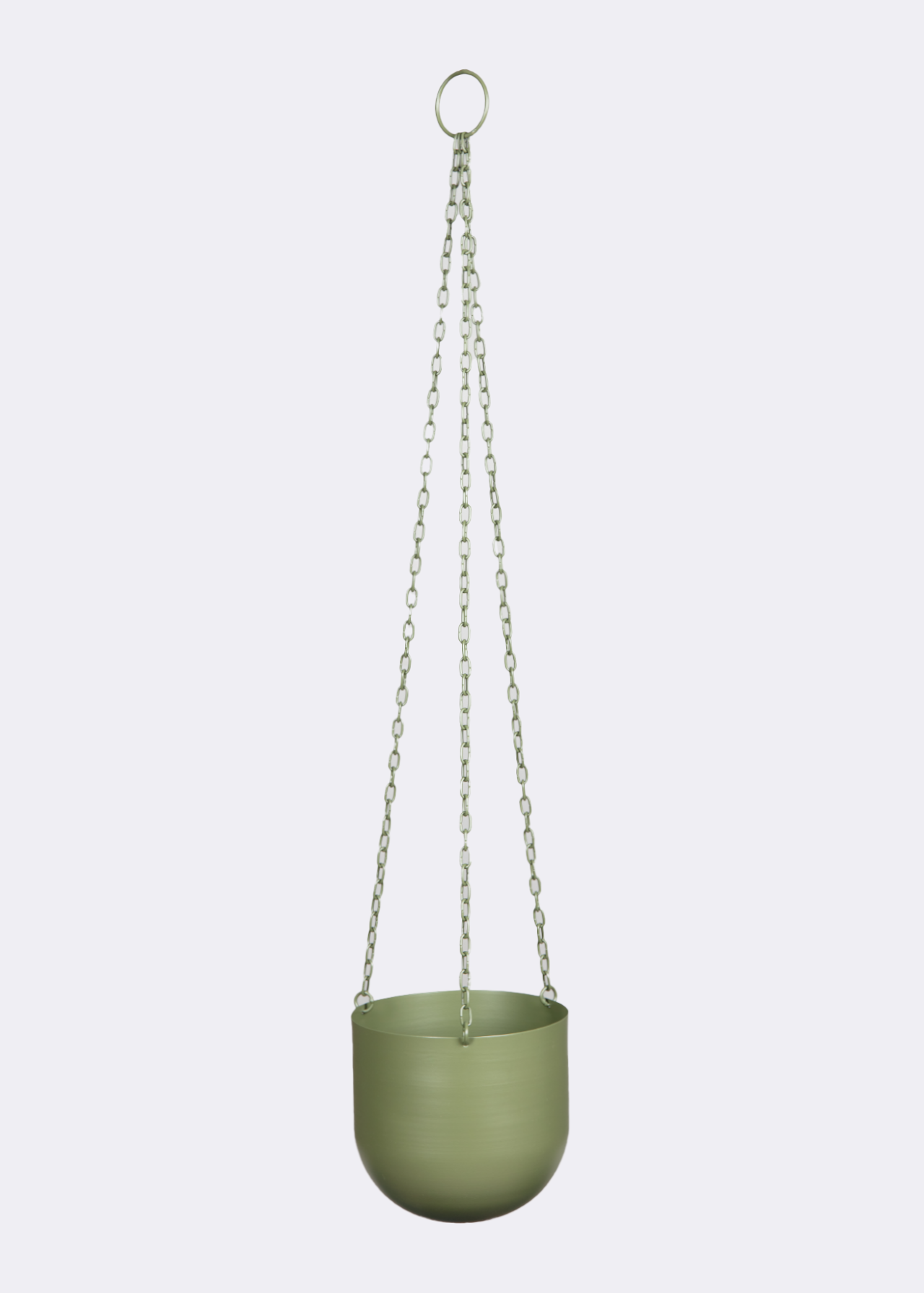 Metal Hanging Pot 16.5cm Green