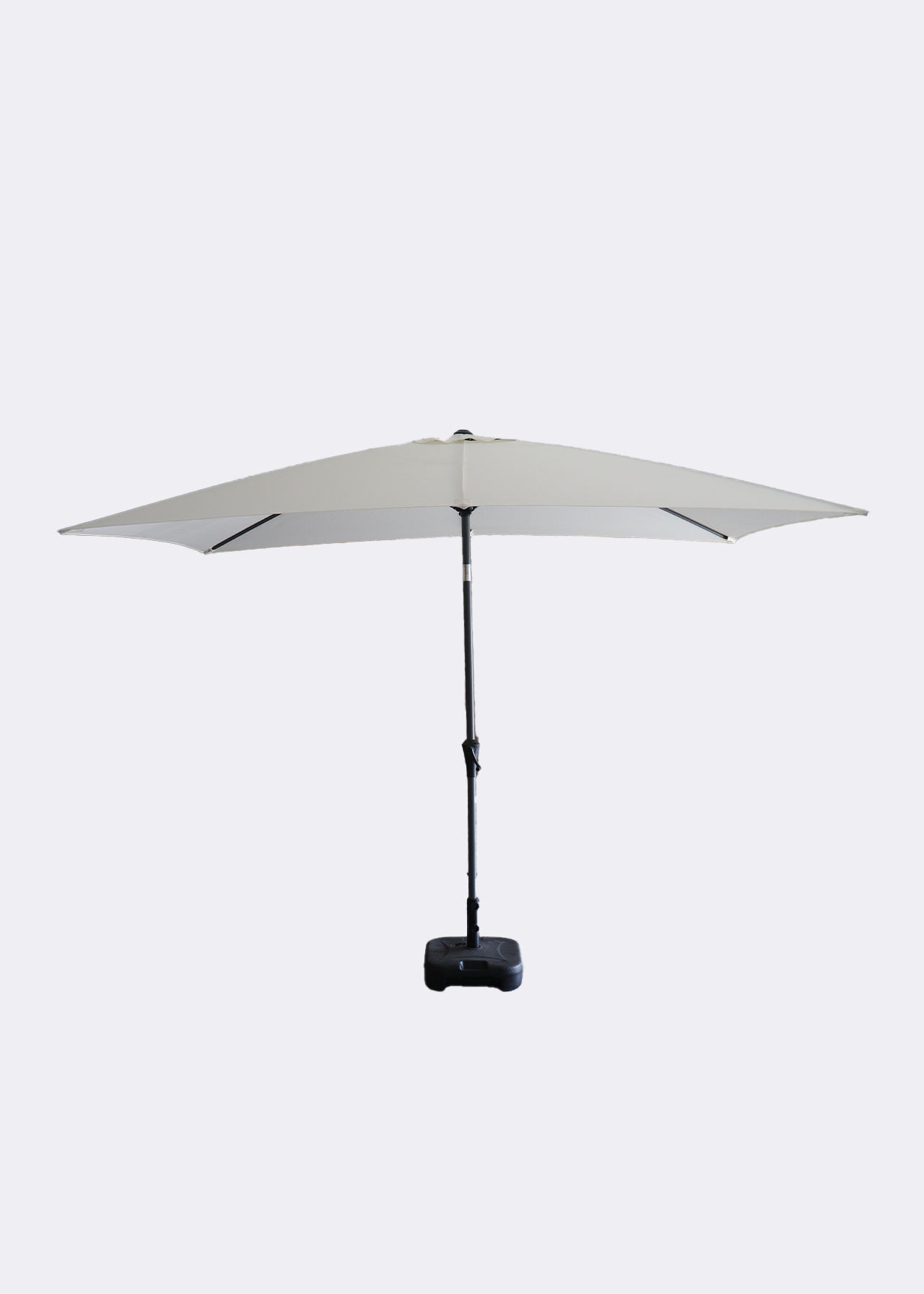 3m Taupe Rectangle Parasol