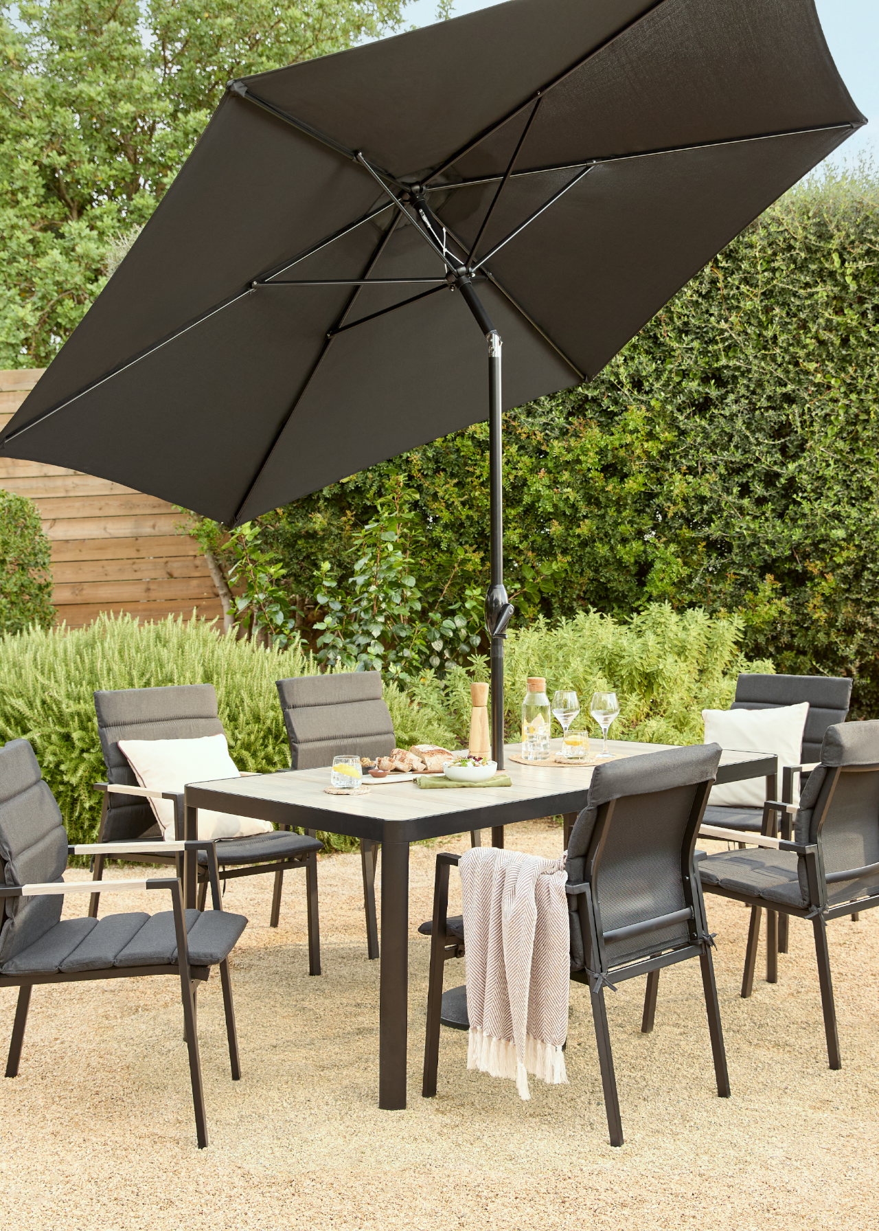 Boston 6 Seater Garden Dining Set