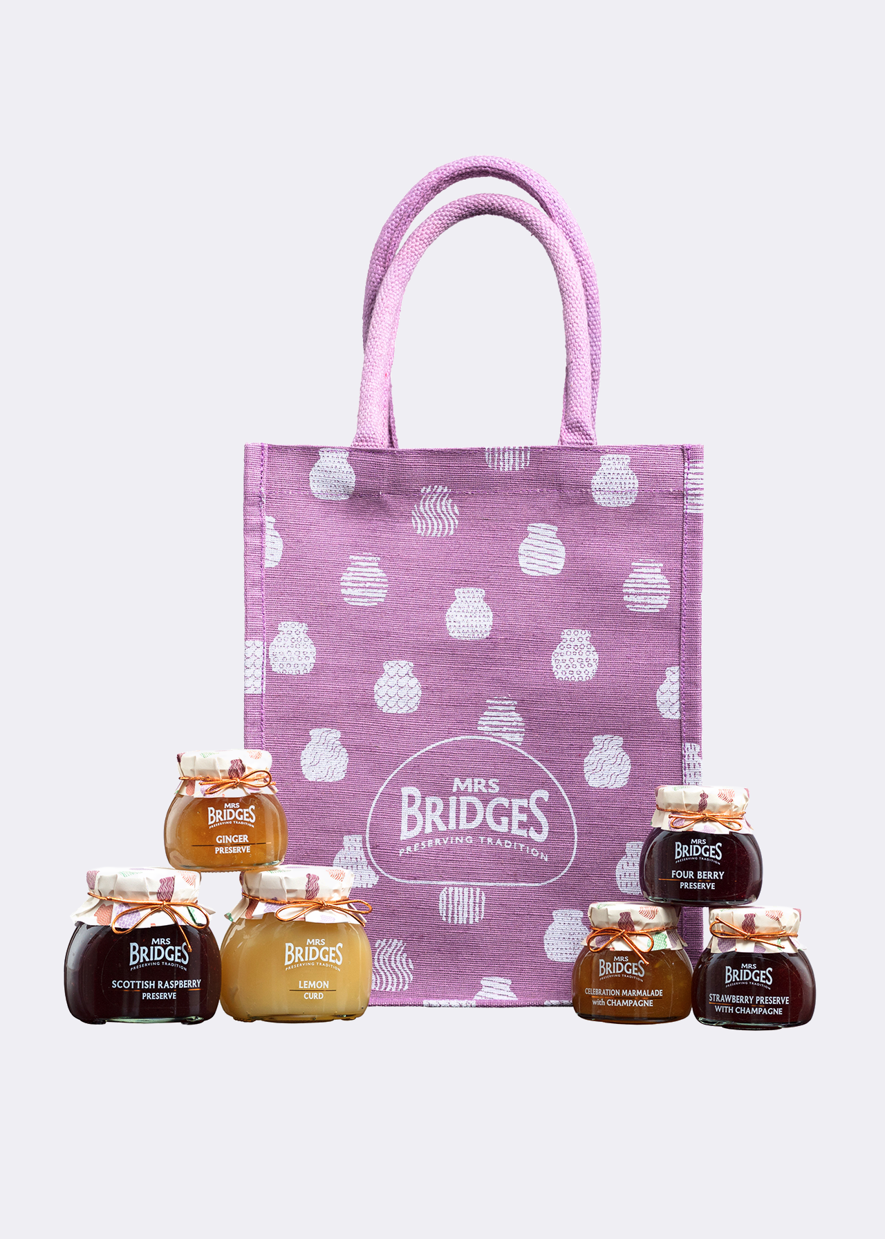 Mrs Bridges Afternoon Tea Hamper In Jute Bag