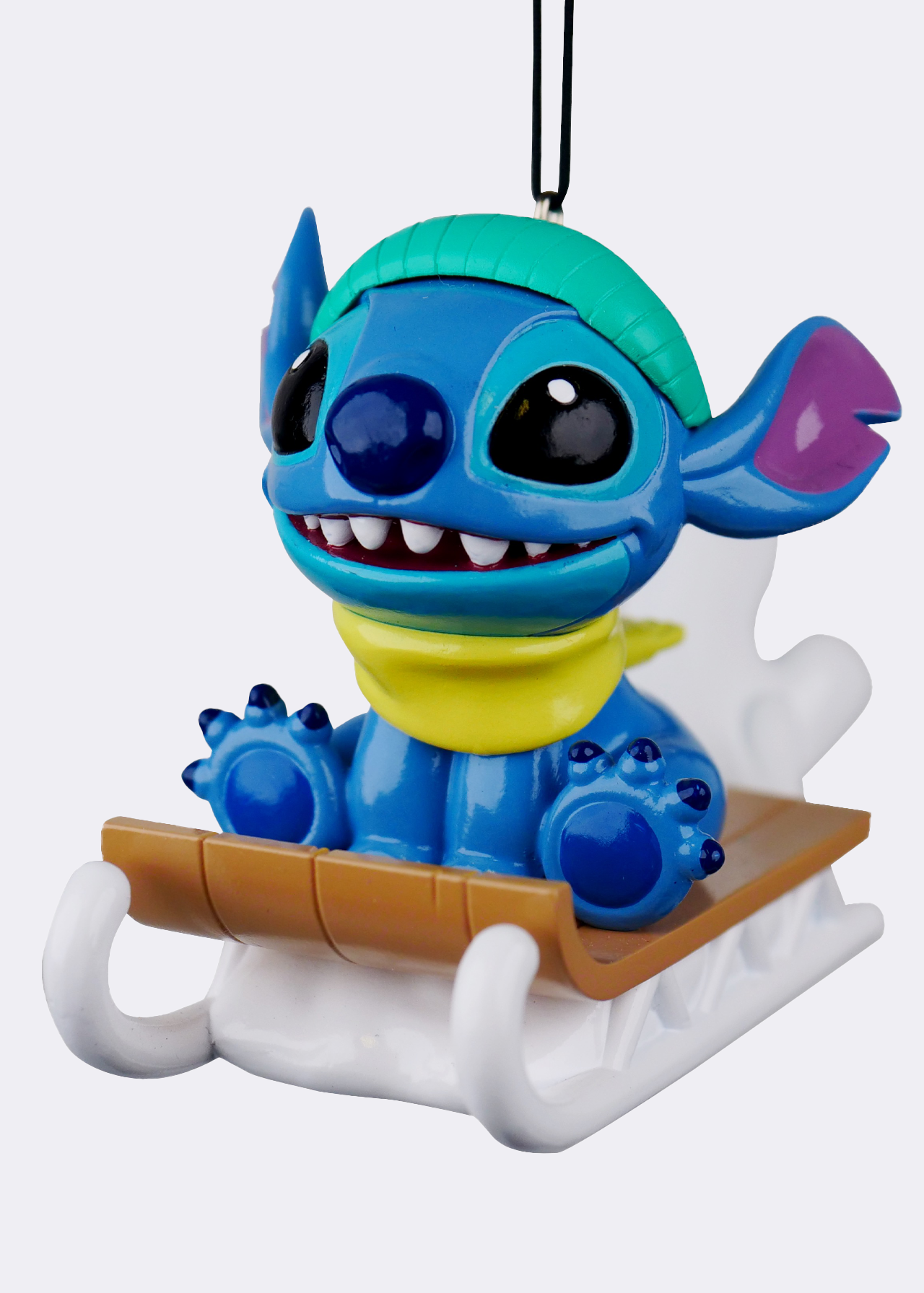 Disney 3D Stitch on a Sledge Hanging Ornament
