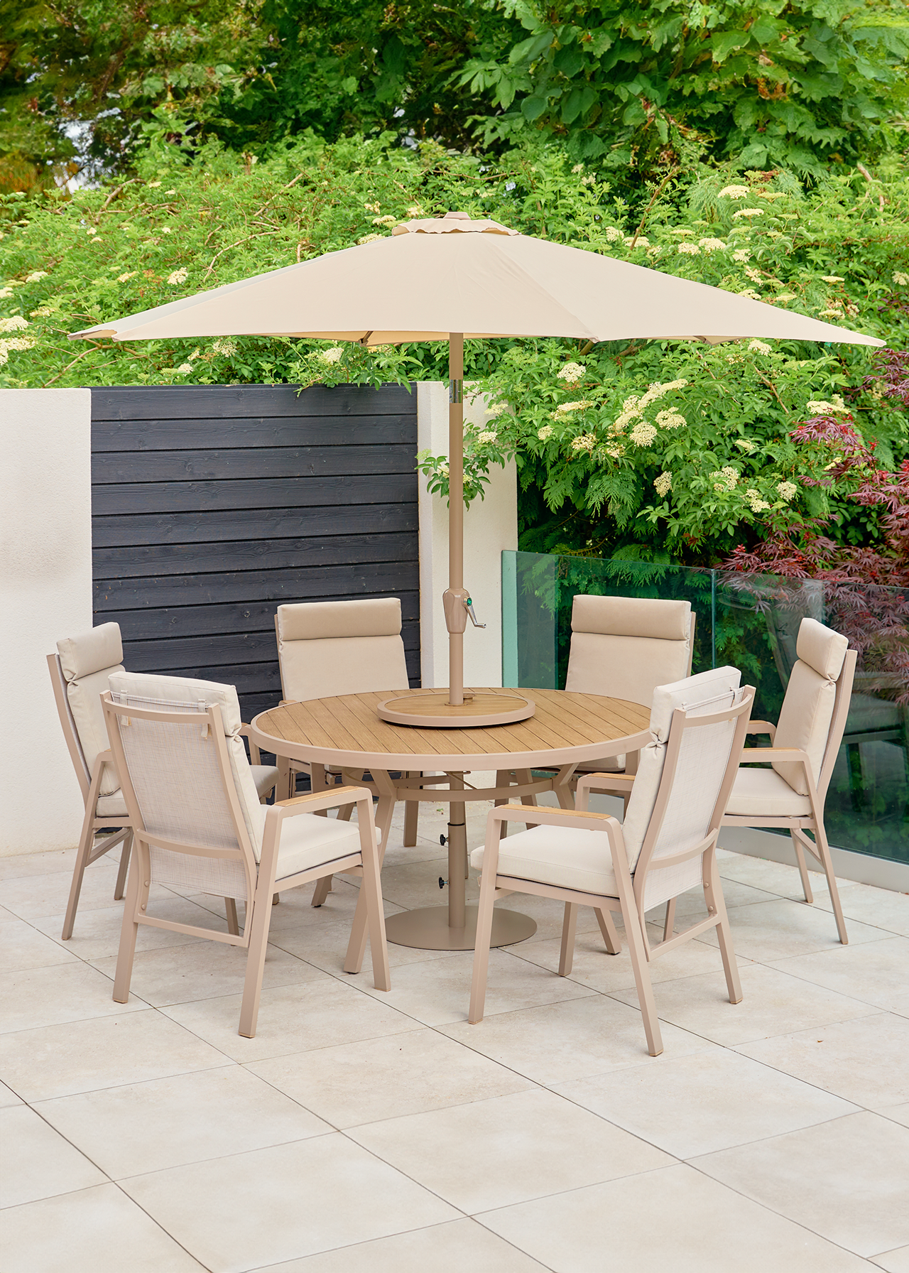 Sorrento 6 Seat Outdoor Dining Set
