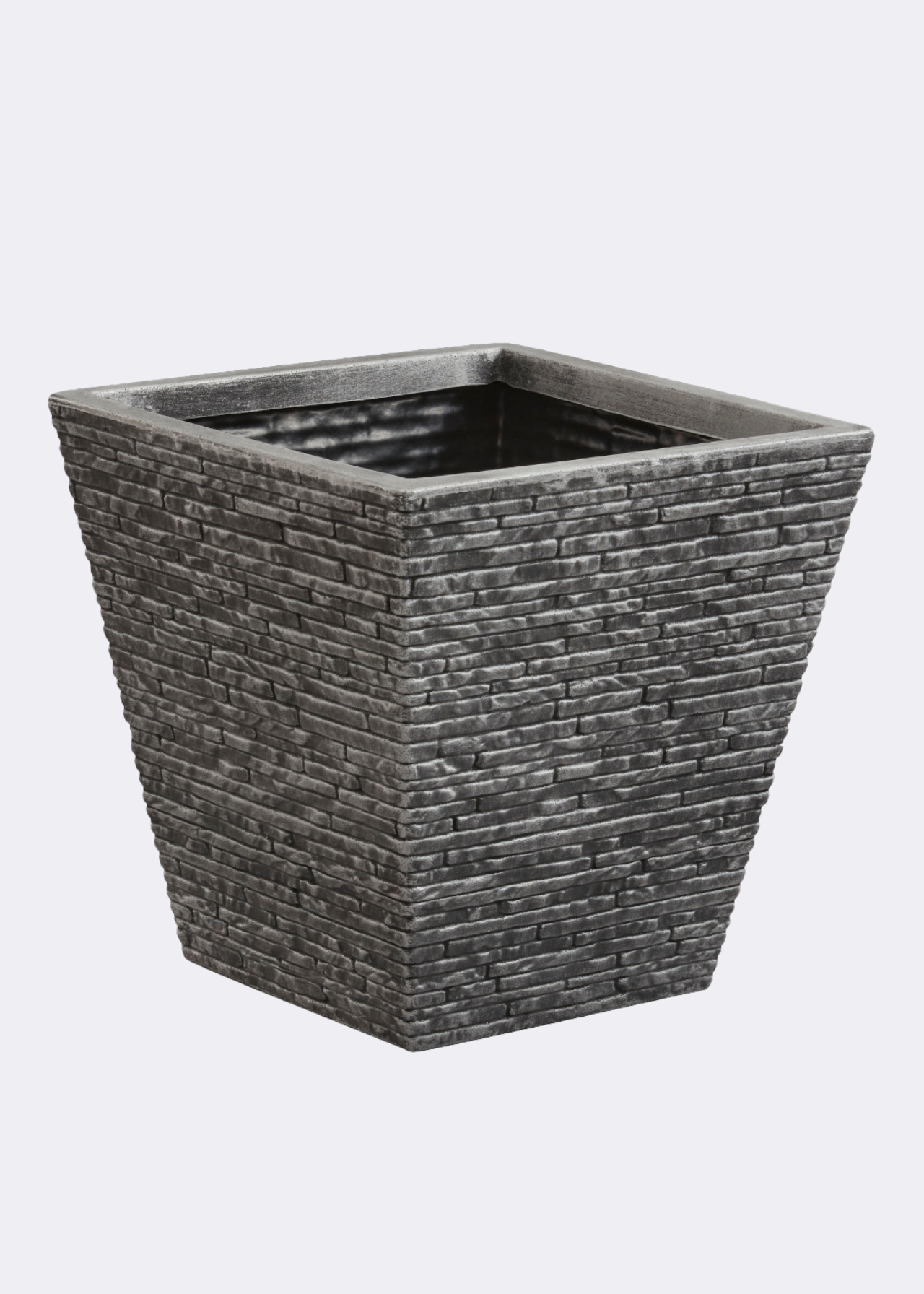 Slate Planter Short 33cm Pewter