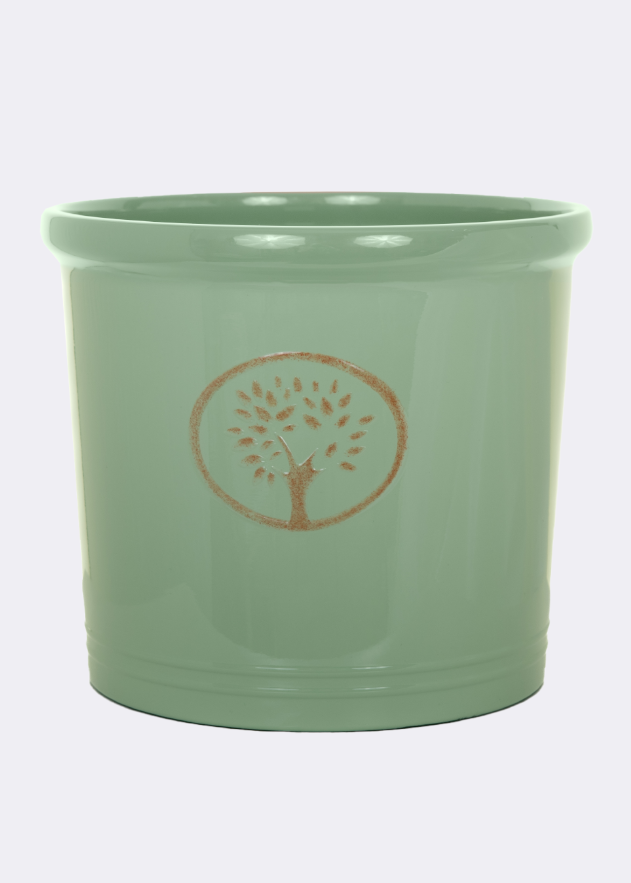 Cotswold Cylinder Pot 38cm Green