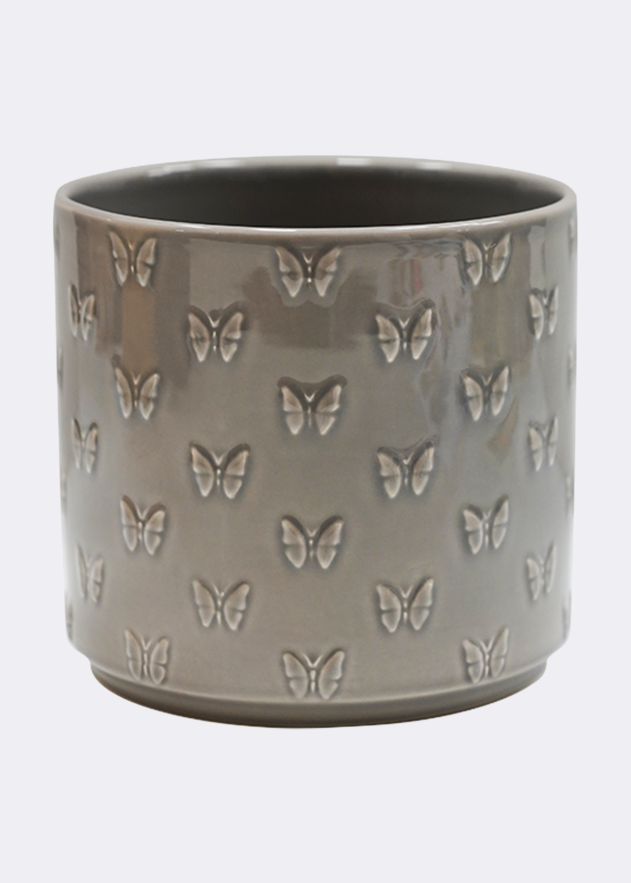 Arley Grey Butterfly Planter 12.5cm