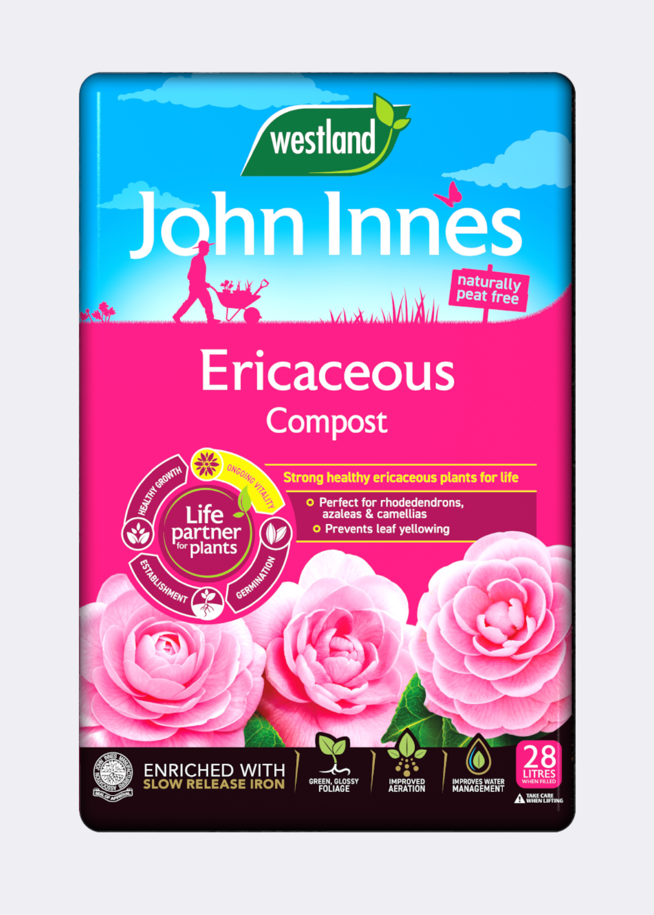 28L John Innes Peat Free Ericaceous Compost