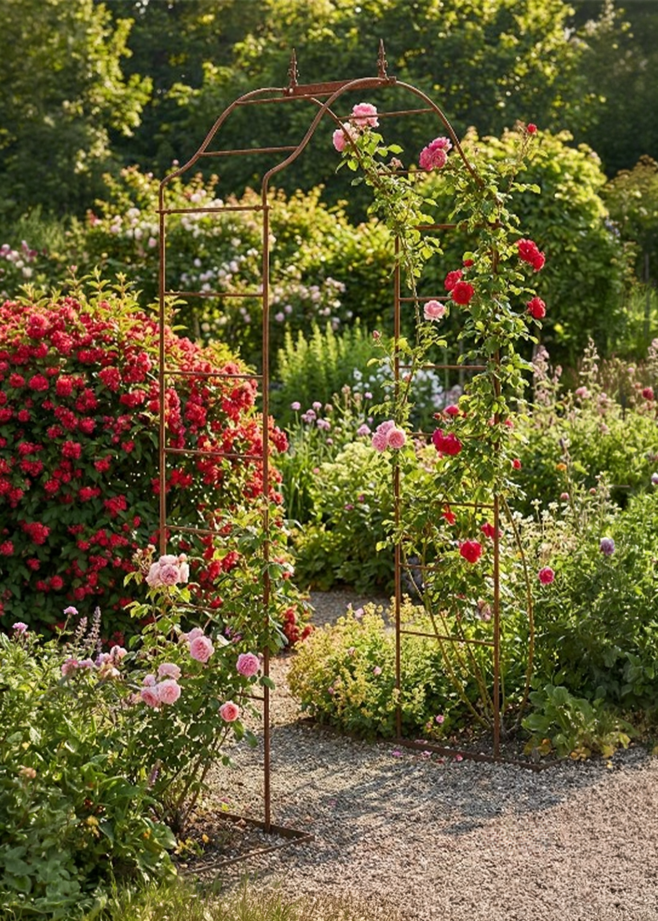 Arcadia Softstanding Bare Metal Garden Arch