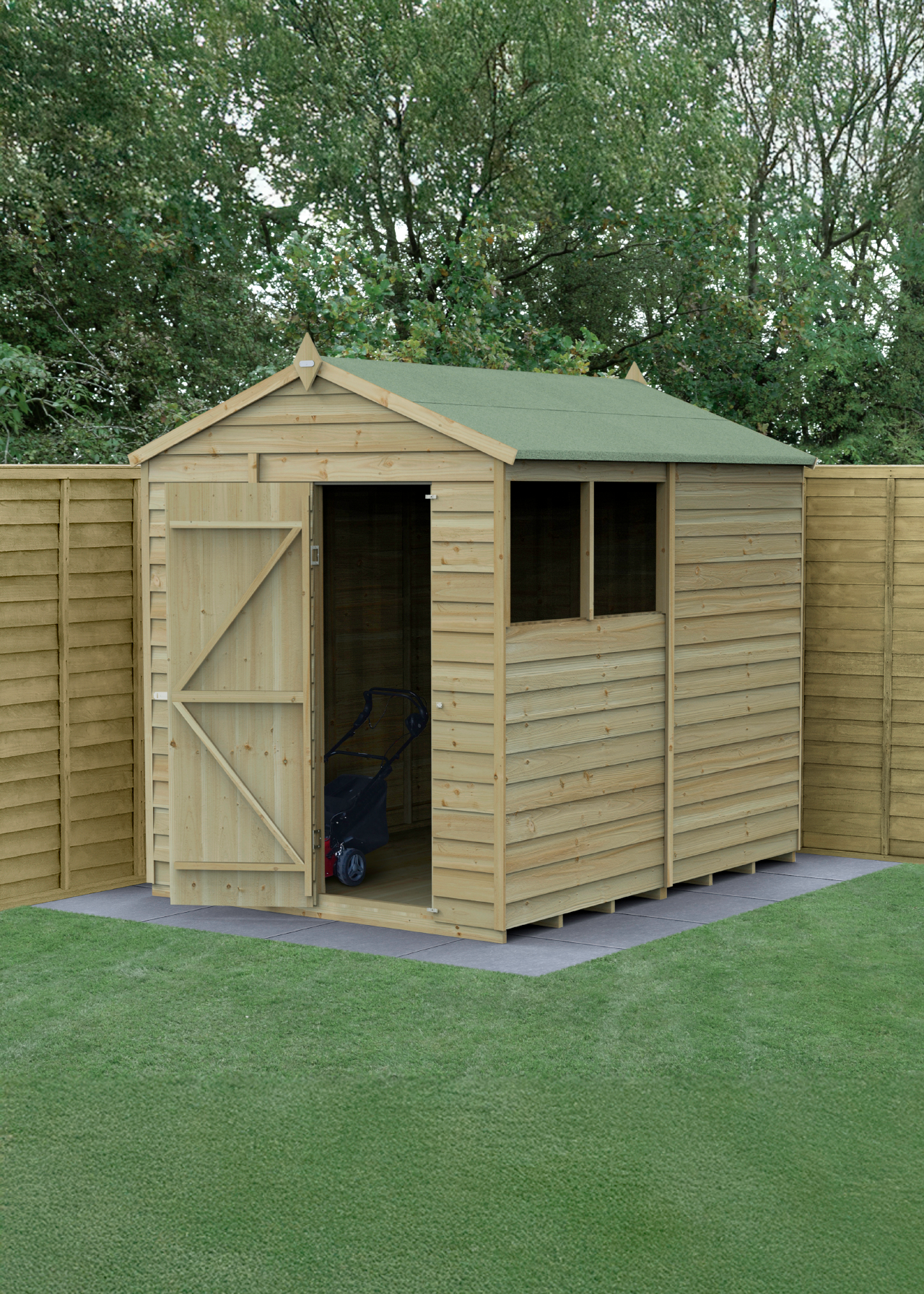 4LIFE Apex Shed 6x8 With Single Door & 2 Window (Installed)