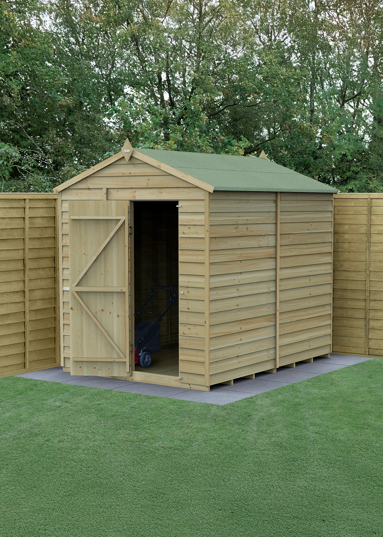4LIFE Apex Shed 6x8 With Single Door (Installed)