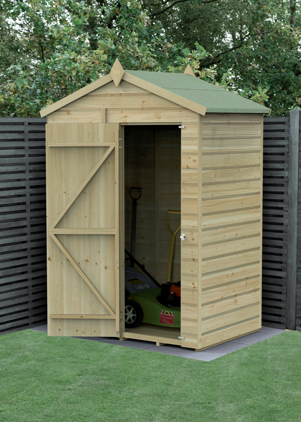 Beckwood 5x3 Apex Shed (Installed)