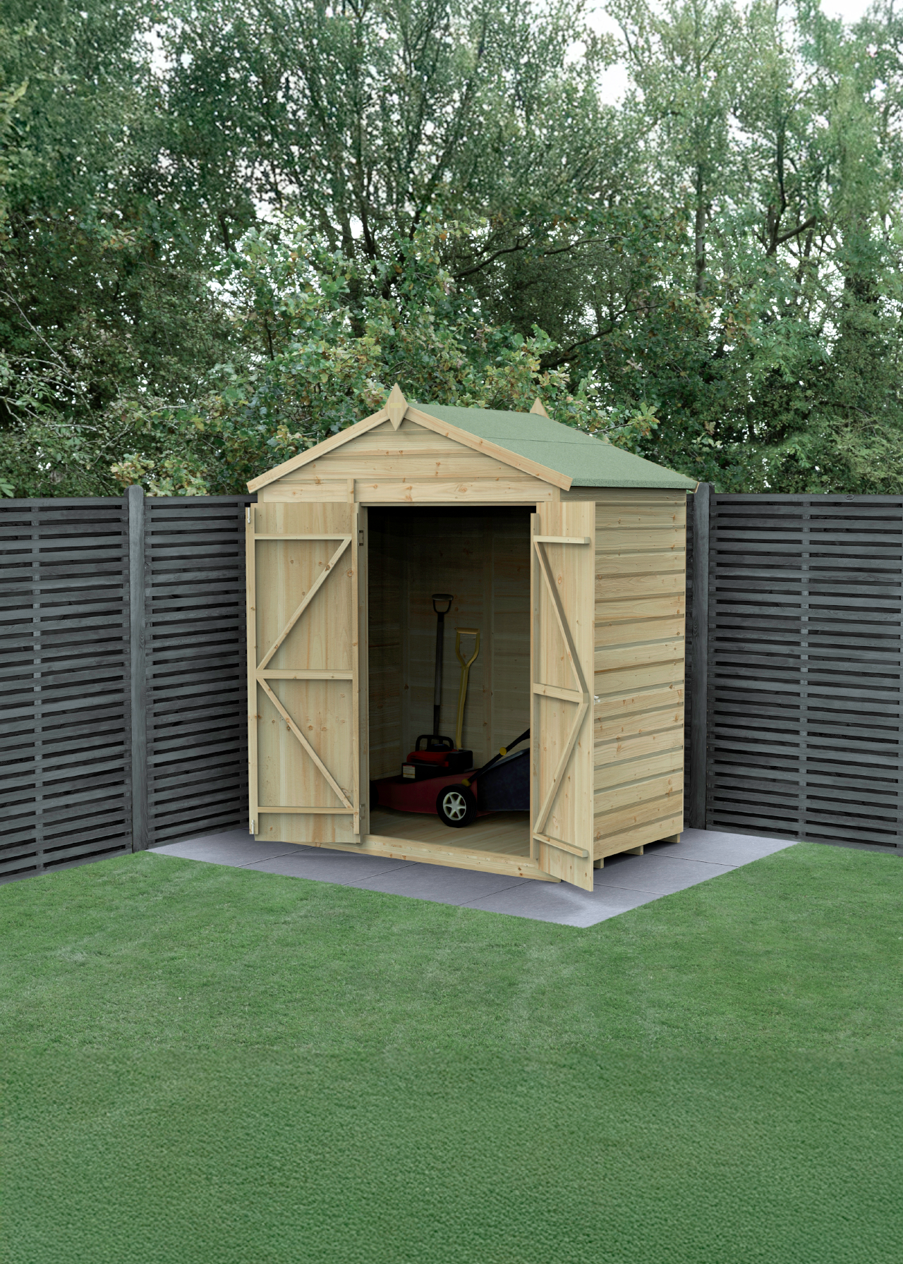 Beckwood 6x4 Apex Shed (Installed)