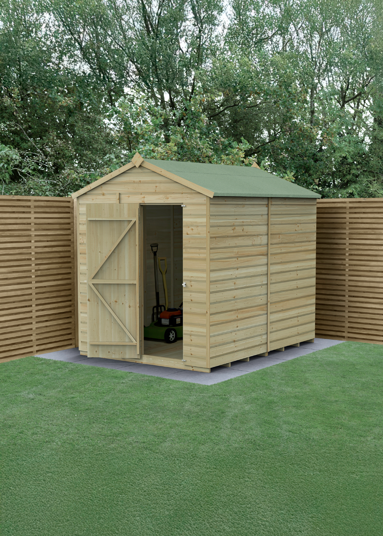 Beckwood 6x8 Apex Shed (Installed)