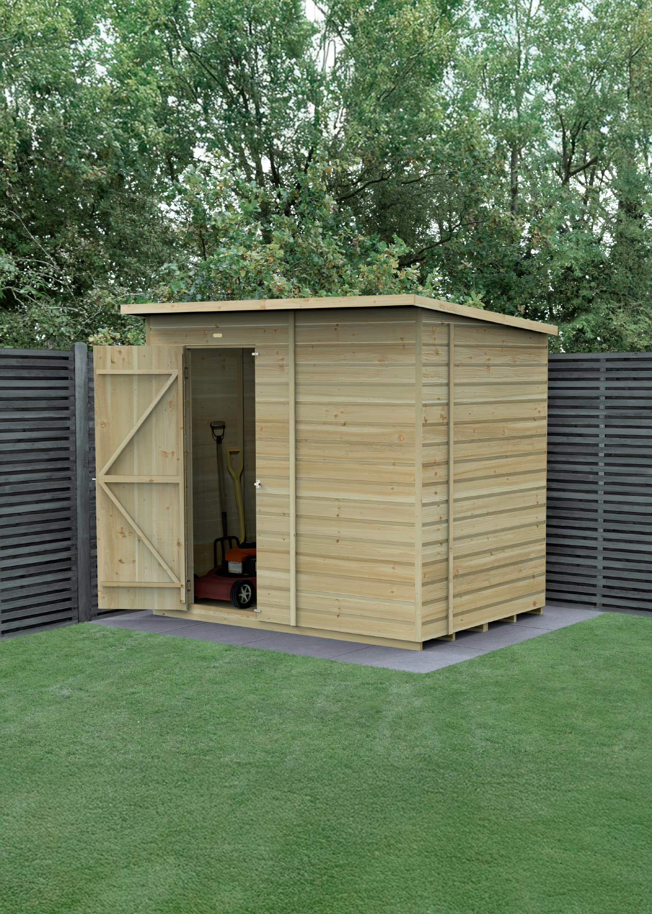 Beckwood 7x5 Pent Shed (Installed)