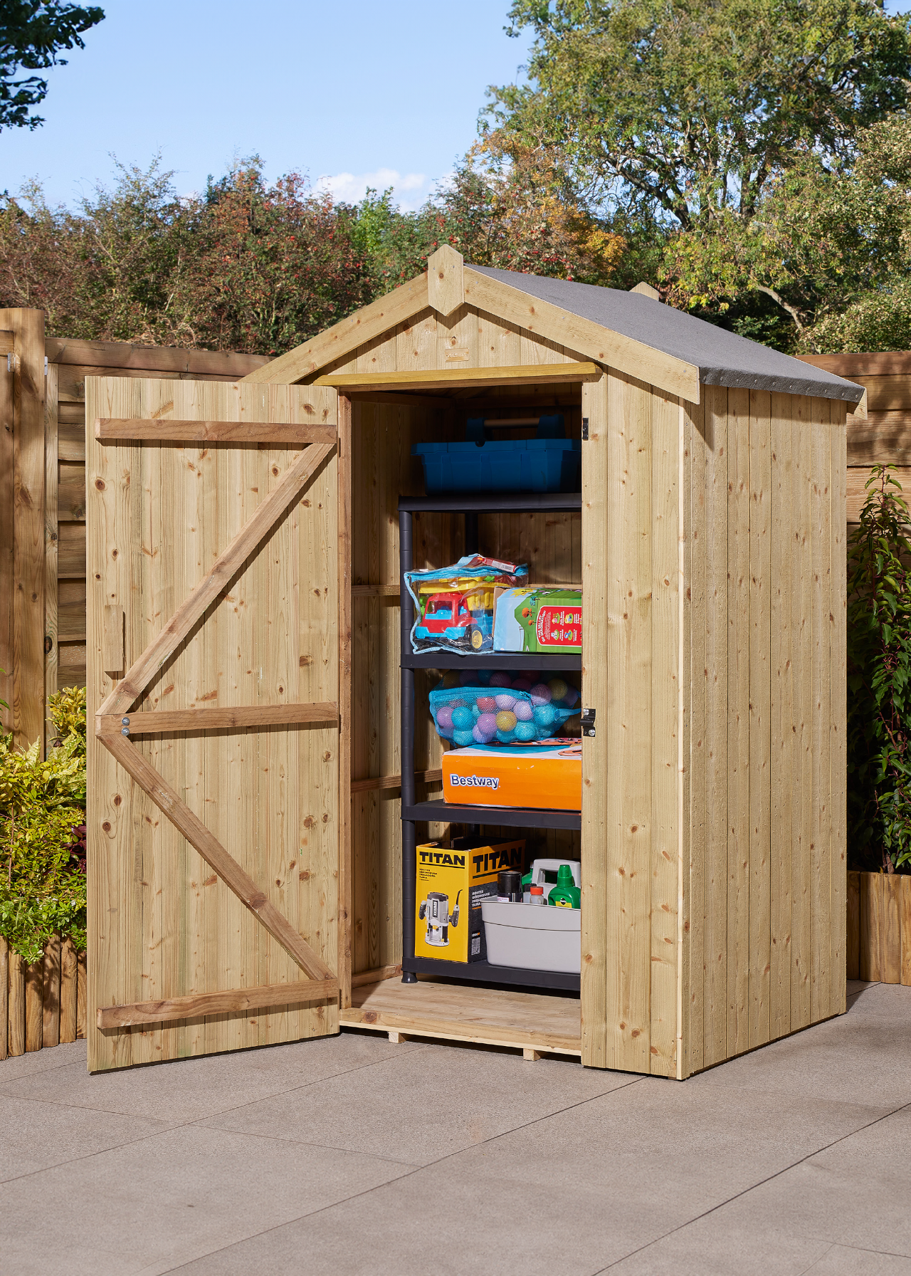 Premium Heritage 4x3 Pressure Treated Shed