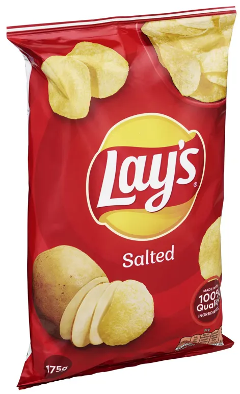 CHIPS SALTED   175G