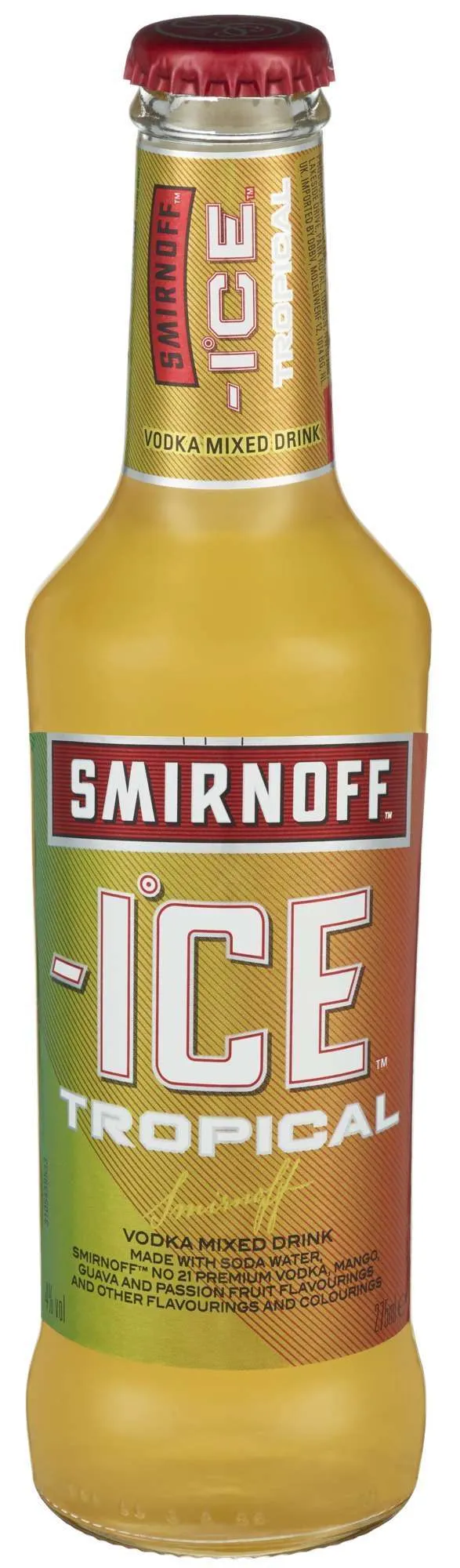 SMIRNOFF ICE TROPICAL 0.275L FLASKE