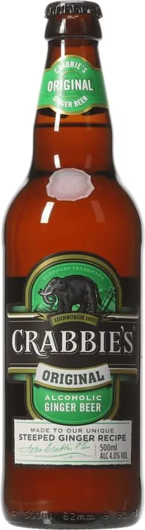 CRABBIES GINGER BEER   4%   12X50CL