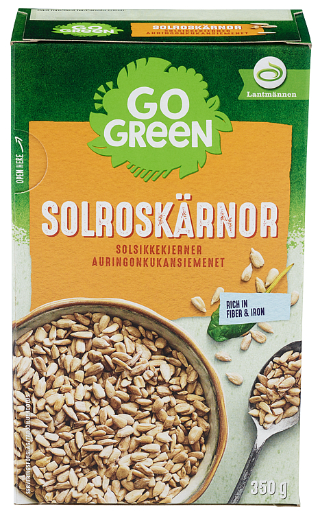 GOGREEN SOLSIKKEKJERNER 350G