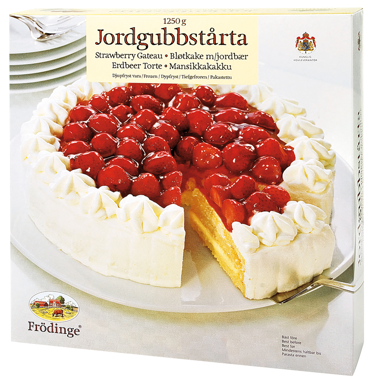 CREAMCAKE W/STRAWBERR.  1250G