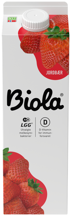 BIOLA JORDBÆRDRIKK 1000G TINE
