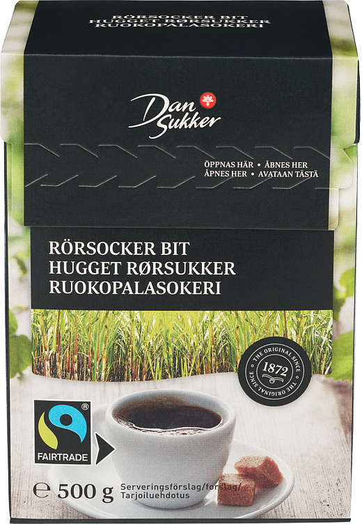 RÅSUKKERBIT 500G DANSUKKER