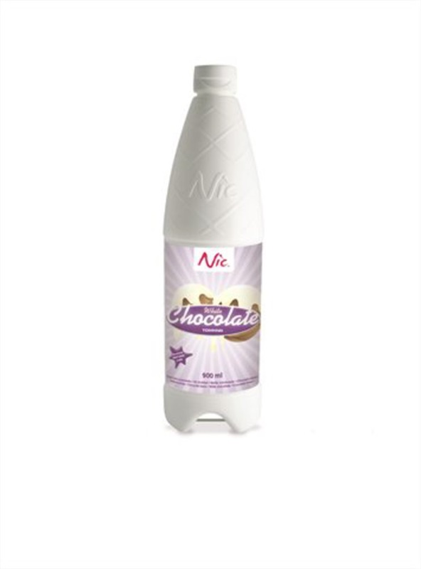 NIC HVIT SJOKOLADE TOPPING FLASKE 0.9 L