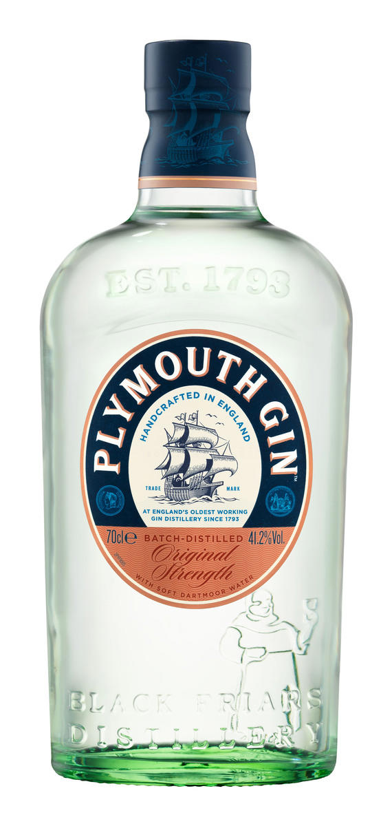 PLYMOUTH DRY GIN 41,2% 70CL