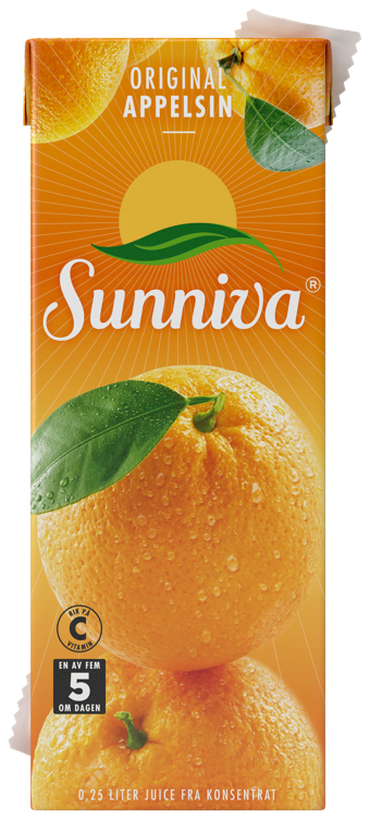SUNNIVA APPELSINJUICE 1/4L TINE